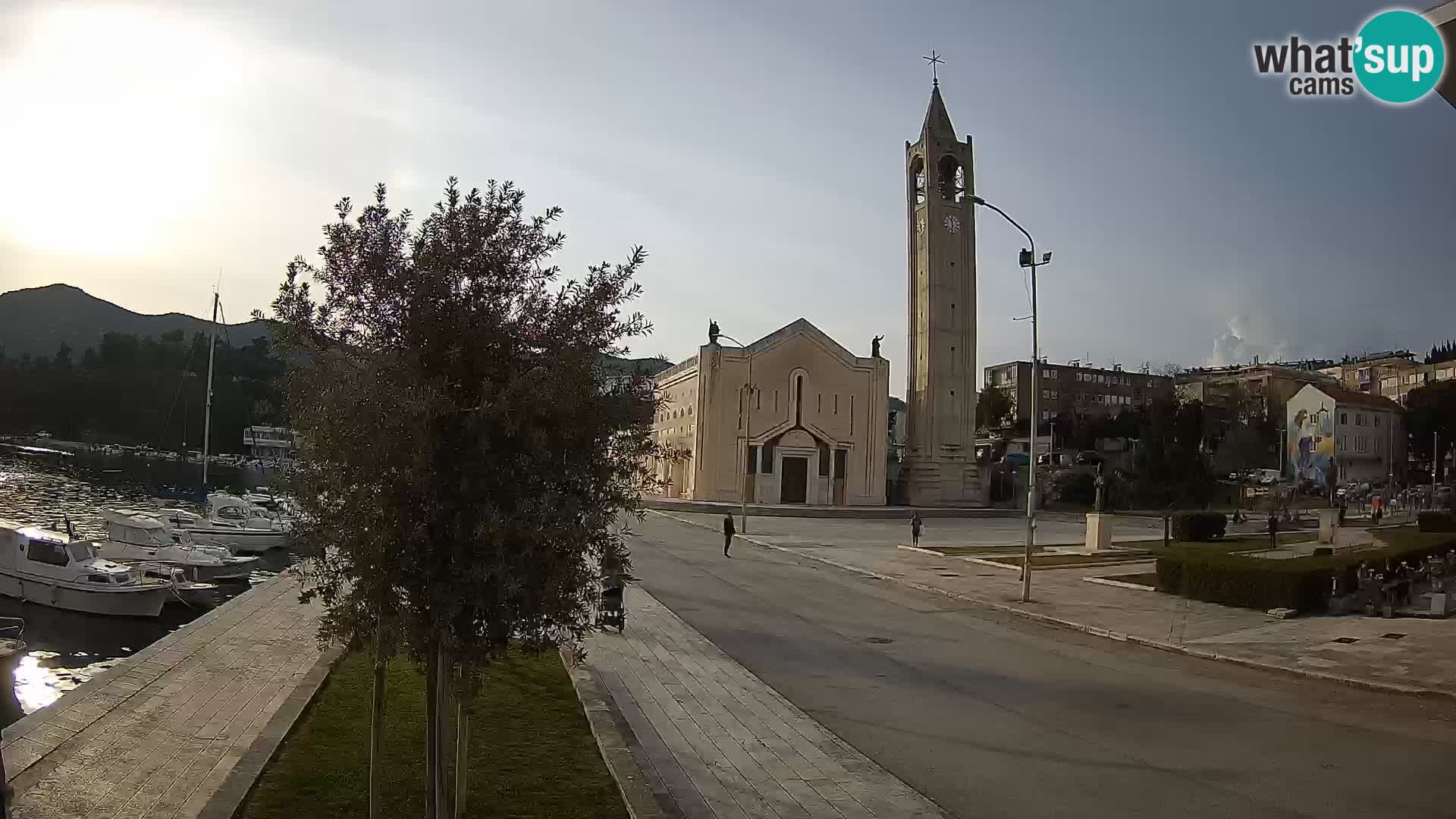Livecam Ploce | Vues captivantes sur Riva et la cathédrale