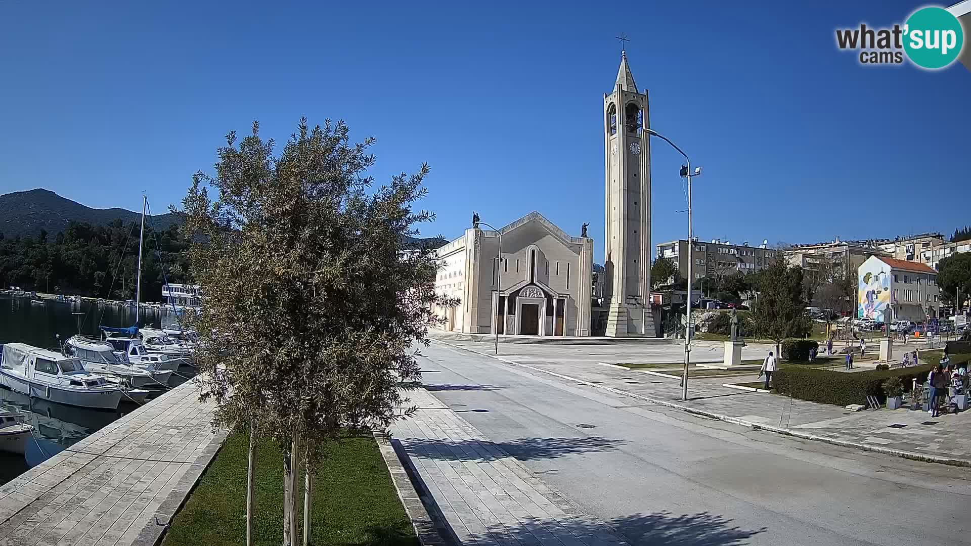 Livecam Ploce | Vues captivantes sur Riva et la cathédrale
