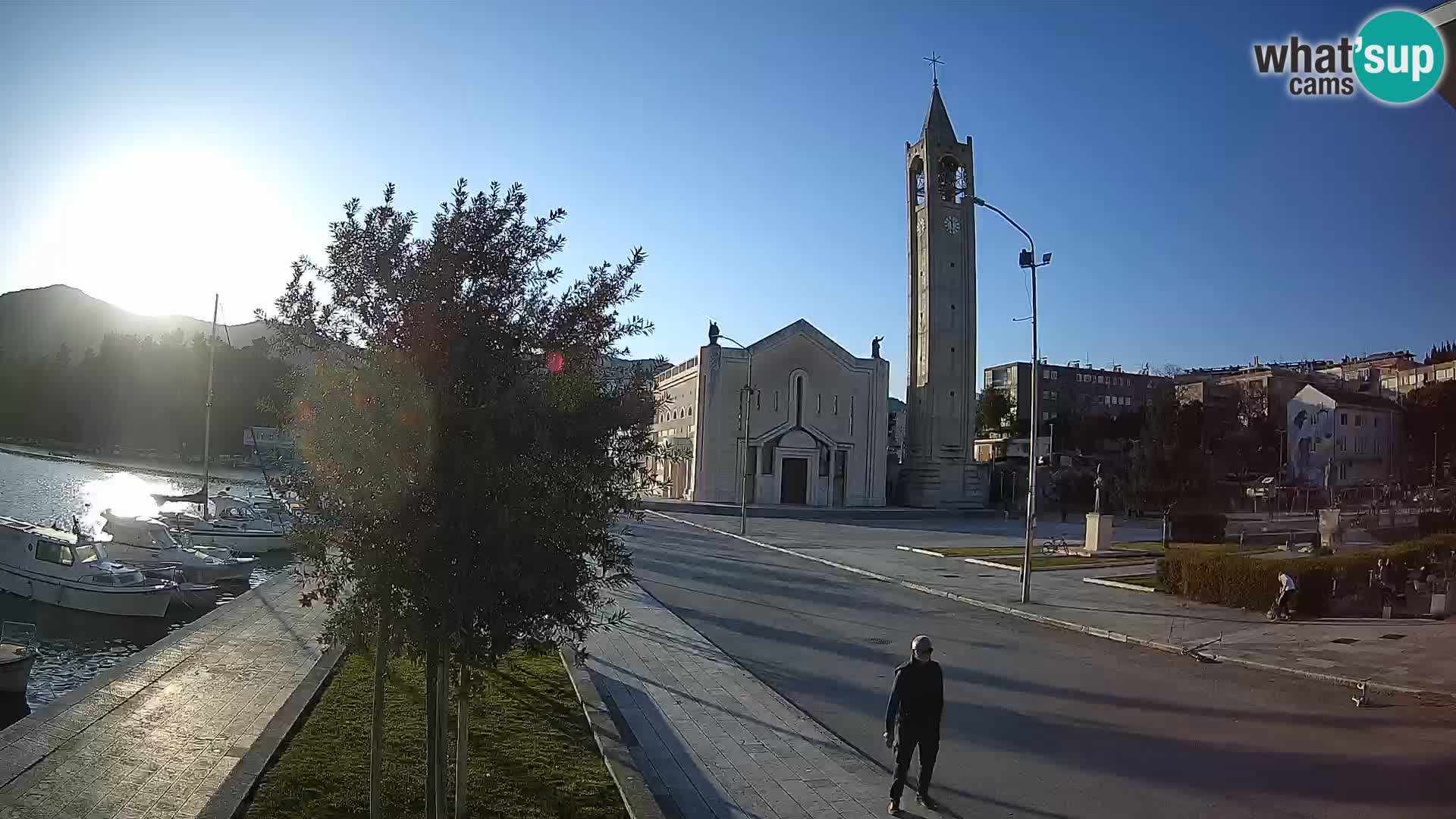 Livecam Ploce | Vues captivantes sur Riva et la cathédrale