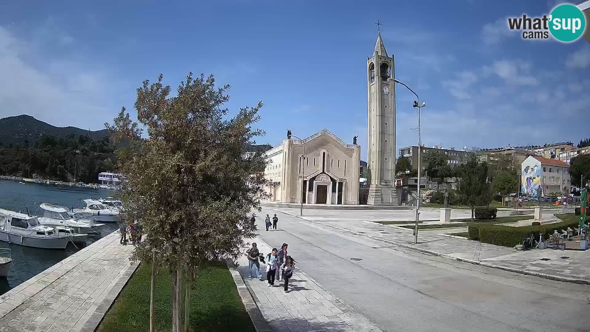 Spletna kamera Ploče | Osupljiv pogled na Rivo in katedralo