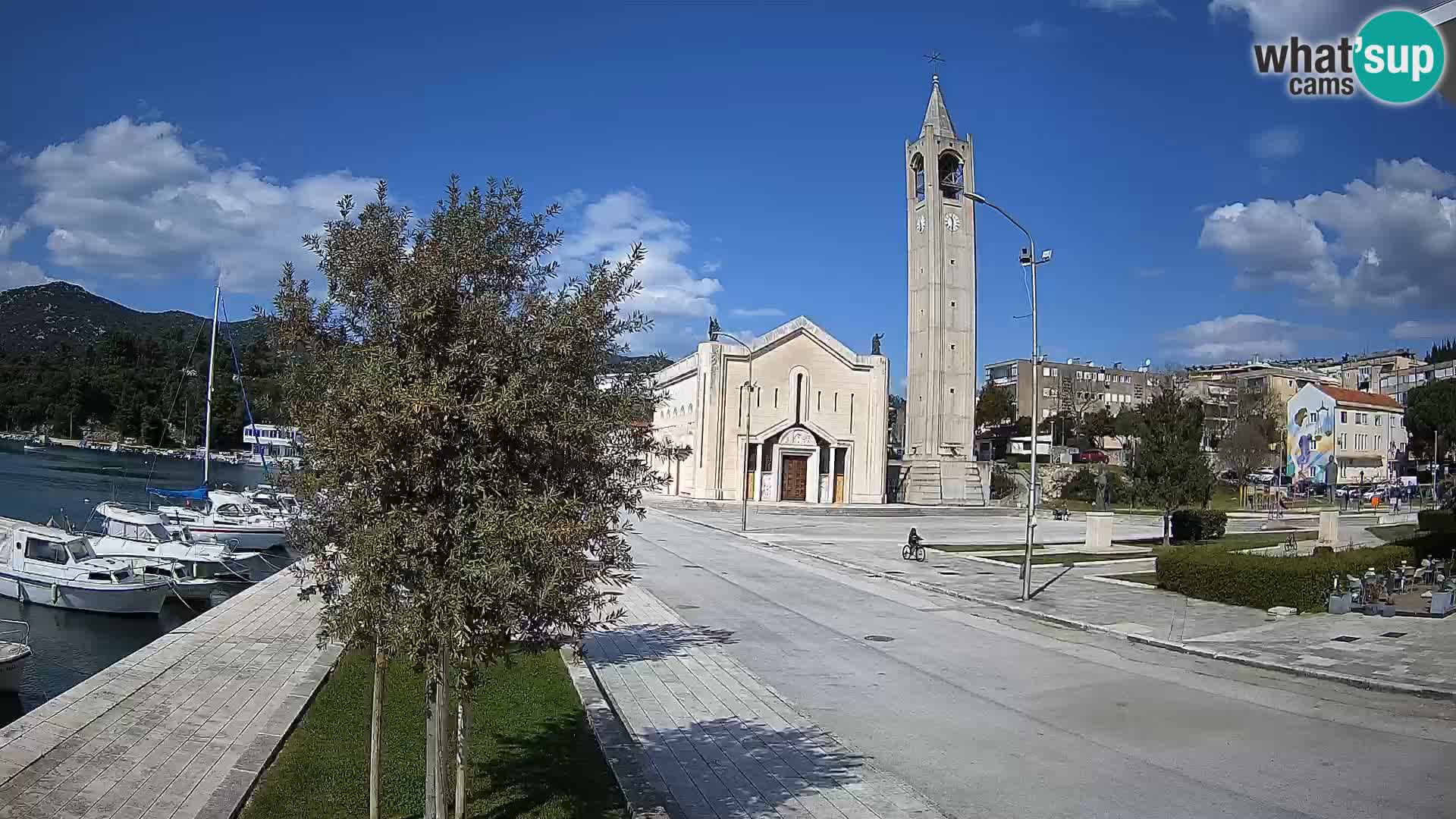 Spletna kamera Ploče | Osupljiv pogled na Rivo in katedralo