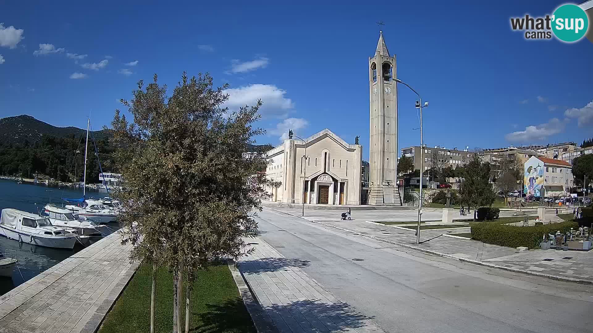 Livecam Ploce | Vues captivantes sur Riva et la cathédrale