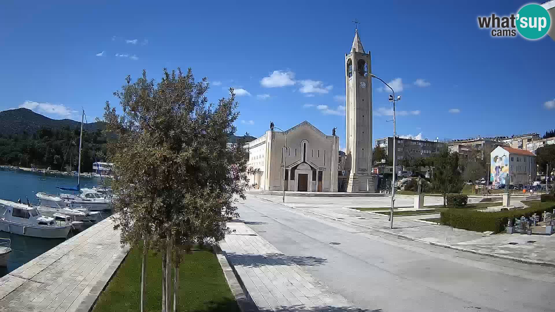 Spletna kamera Ploče | Osupljiv pogled na Rivo in katedralo