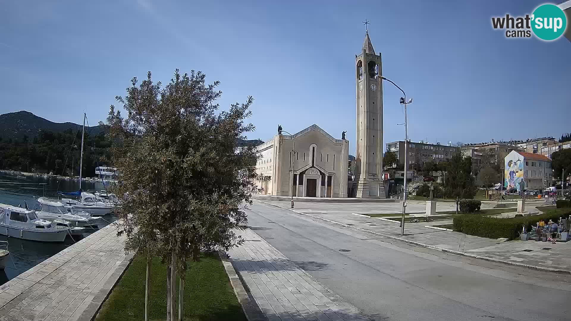 Spletna kamera Ploče | Osupljiv pogled na Rivo in katedralo