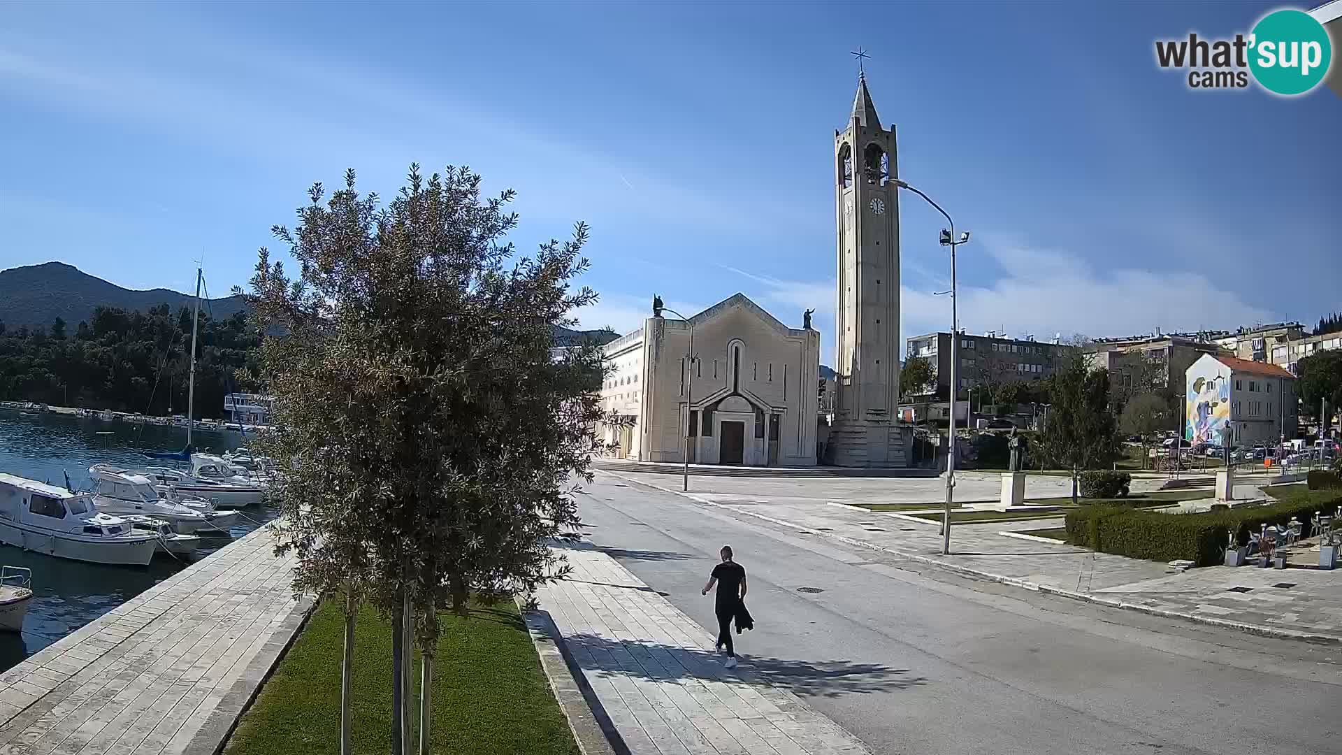 Spletna kamera Ploče | Osupljiv pogled na Rivo in katedralo