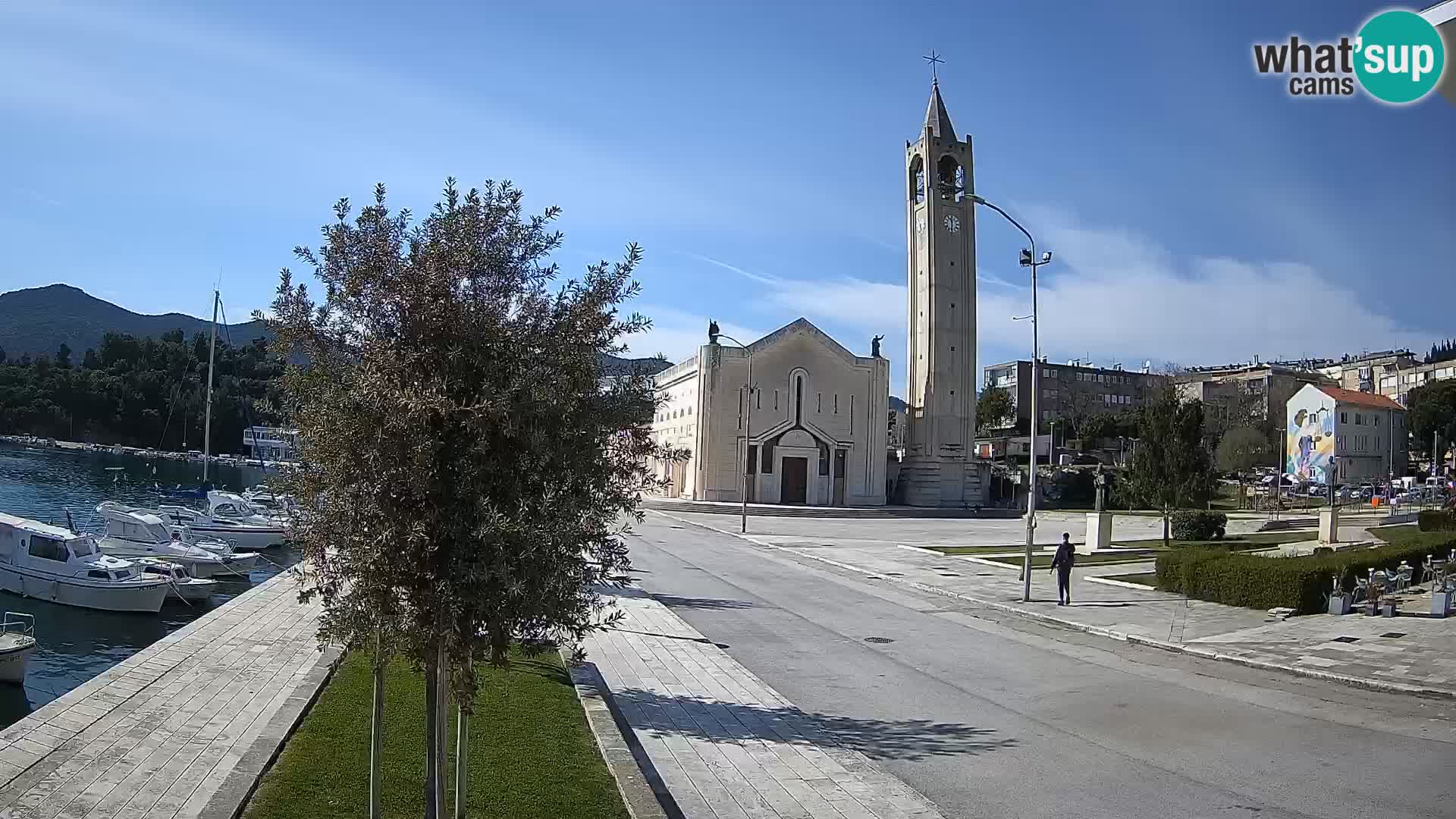 Spletna kamera Ploče | Osupljiv pogled na Rivo in katedralo