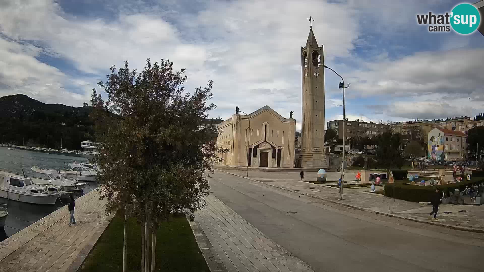 Spletna kamera Ploče | Osupljiv pogled na Rivo in katedralo