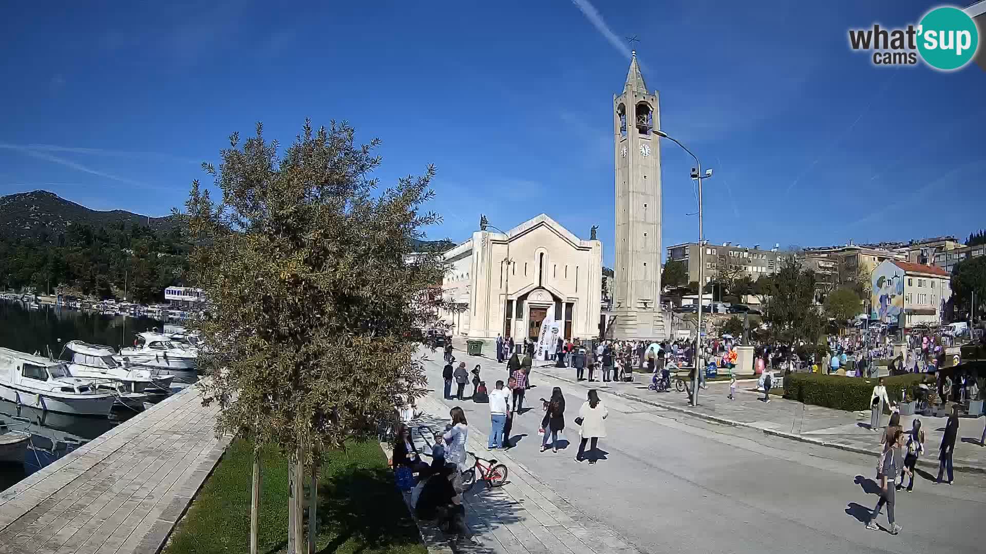 Spletna kamera Ploče | Osupljiv pogled na Rivo in katedralo