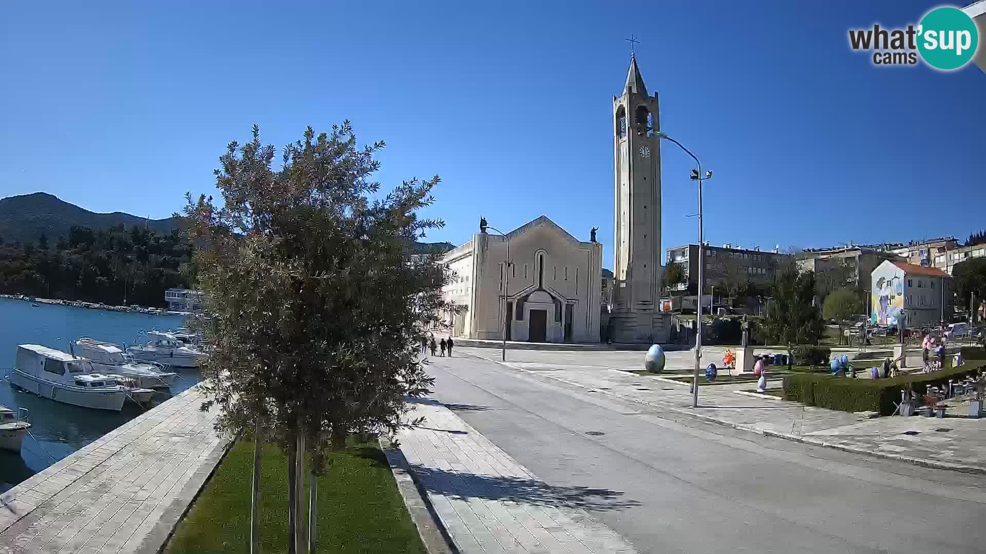 Spletna kamera Ploče | Osupljiv pogled na Rivo in katedralo