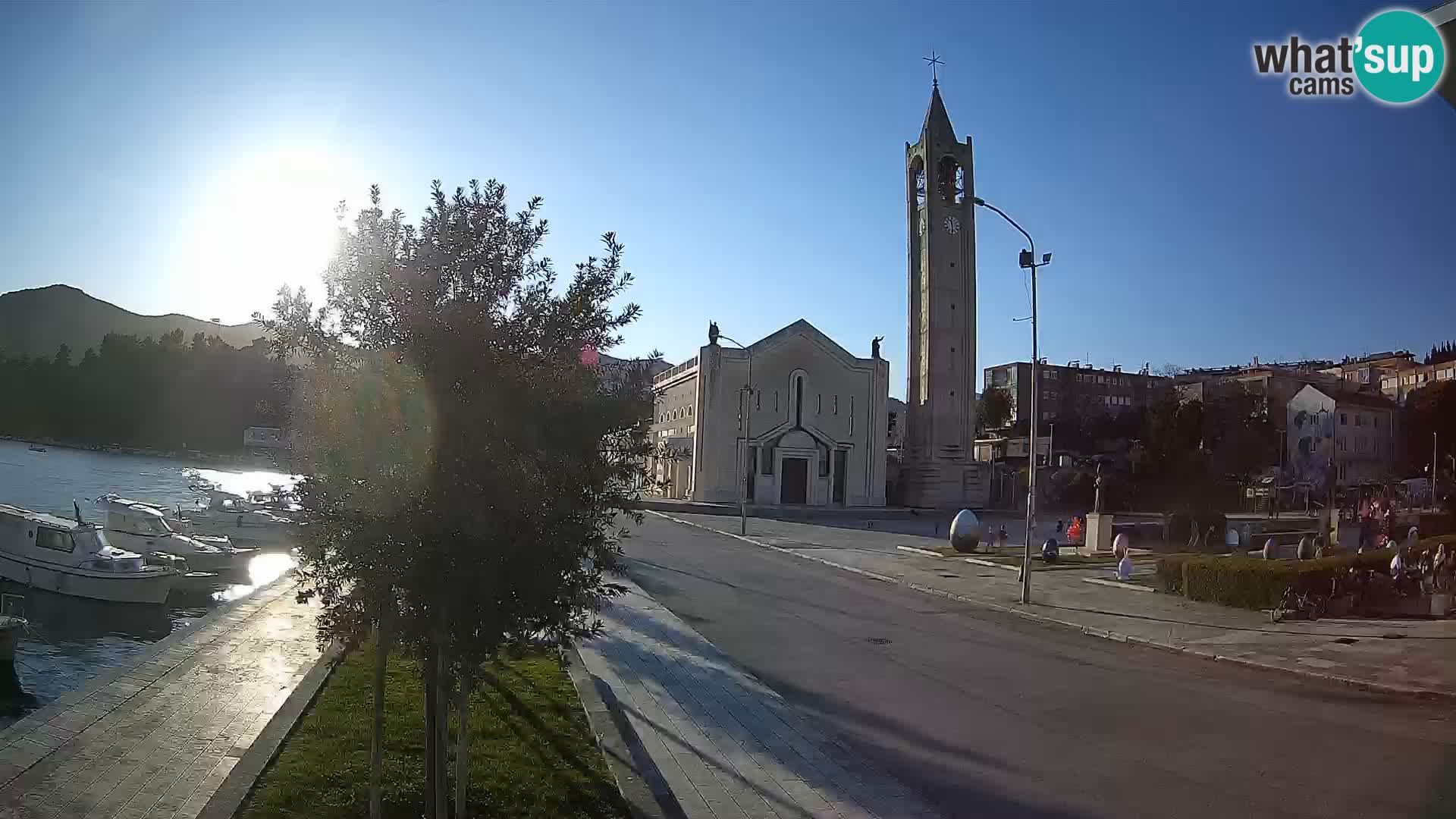 Livecam Ploce | Vues captivantes sur Riva et la cathédrale