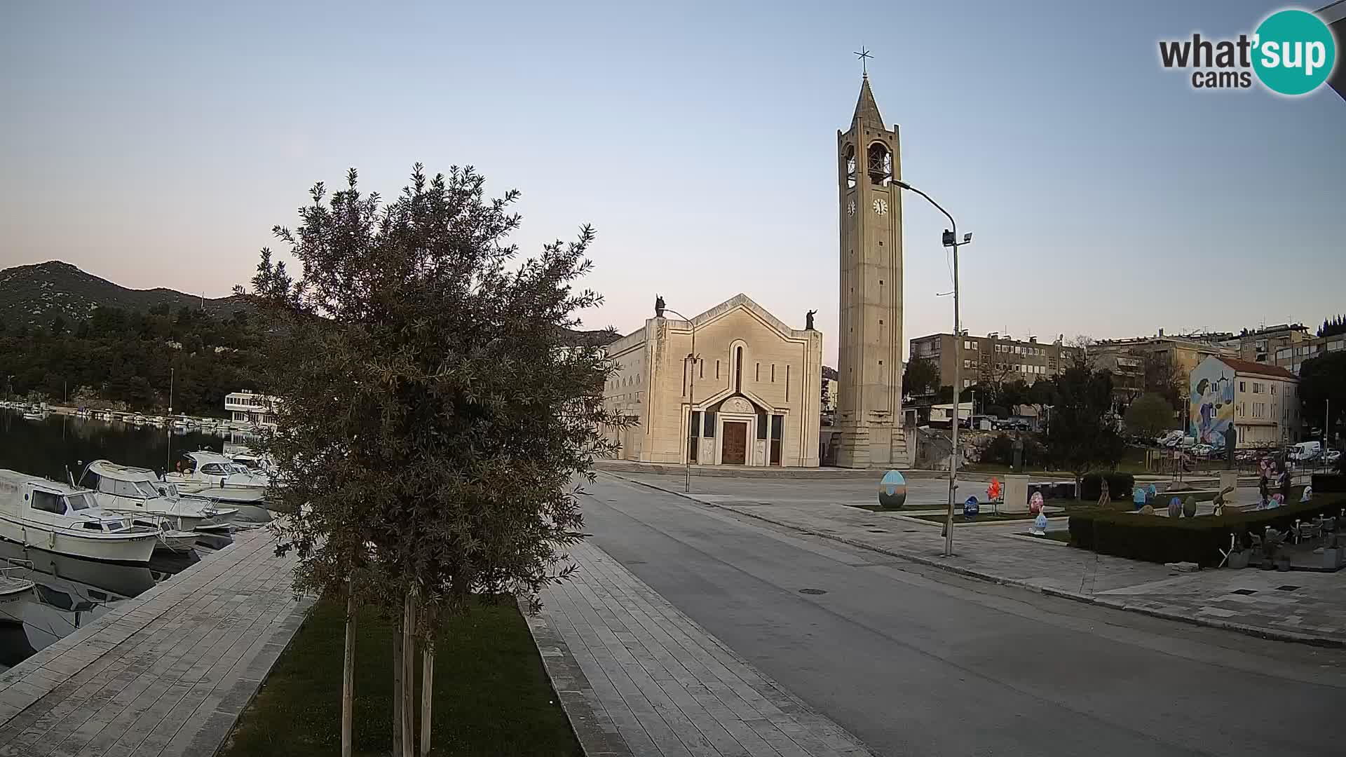 Livecam Ploce | Vues captivantes sur Riva et la cathédrale