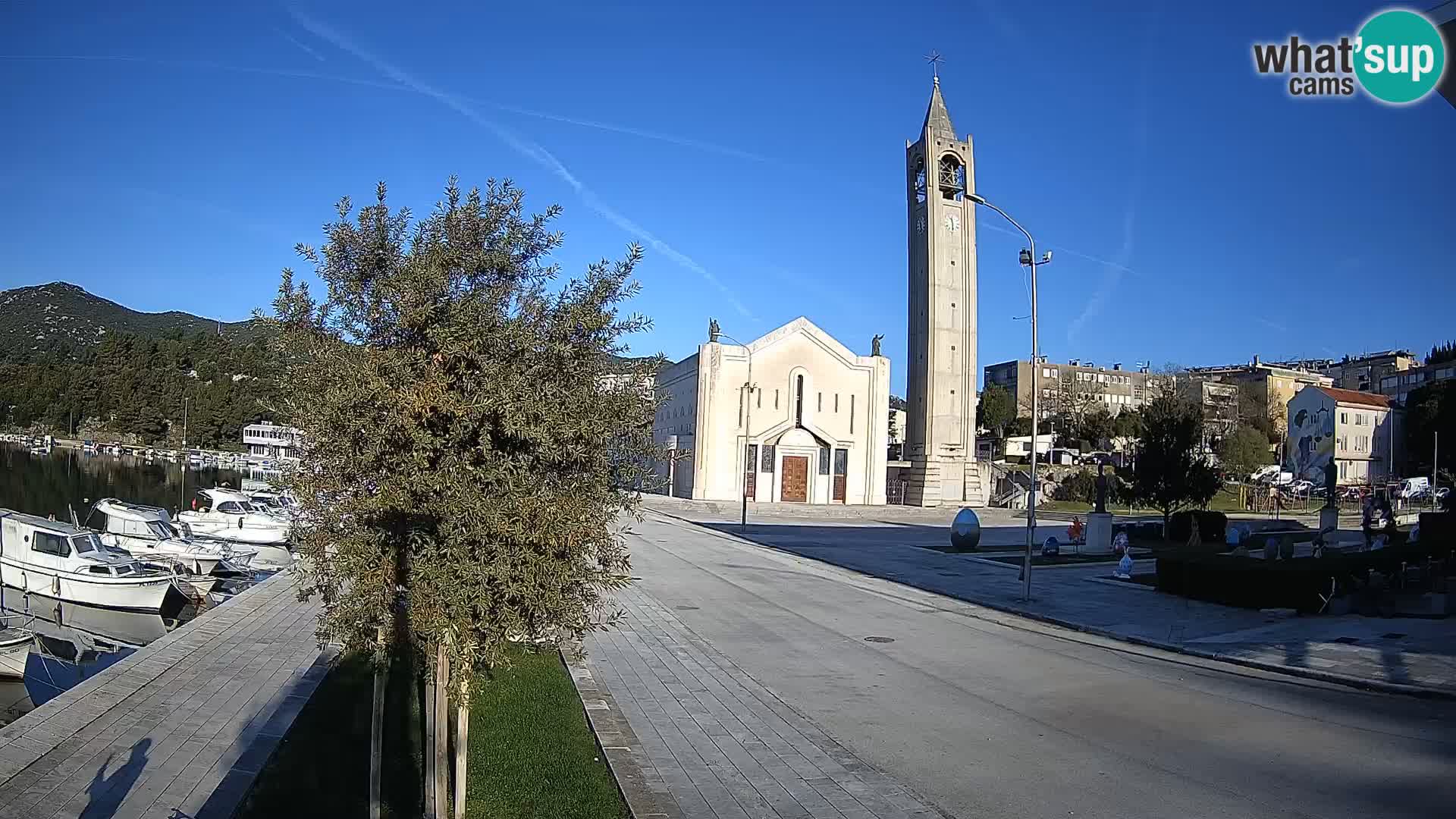 Spletna kamera Ploče | Osupljiv pogled na Rivo in katedralo