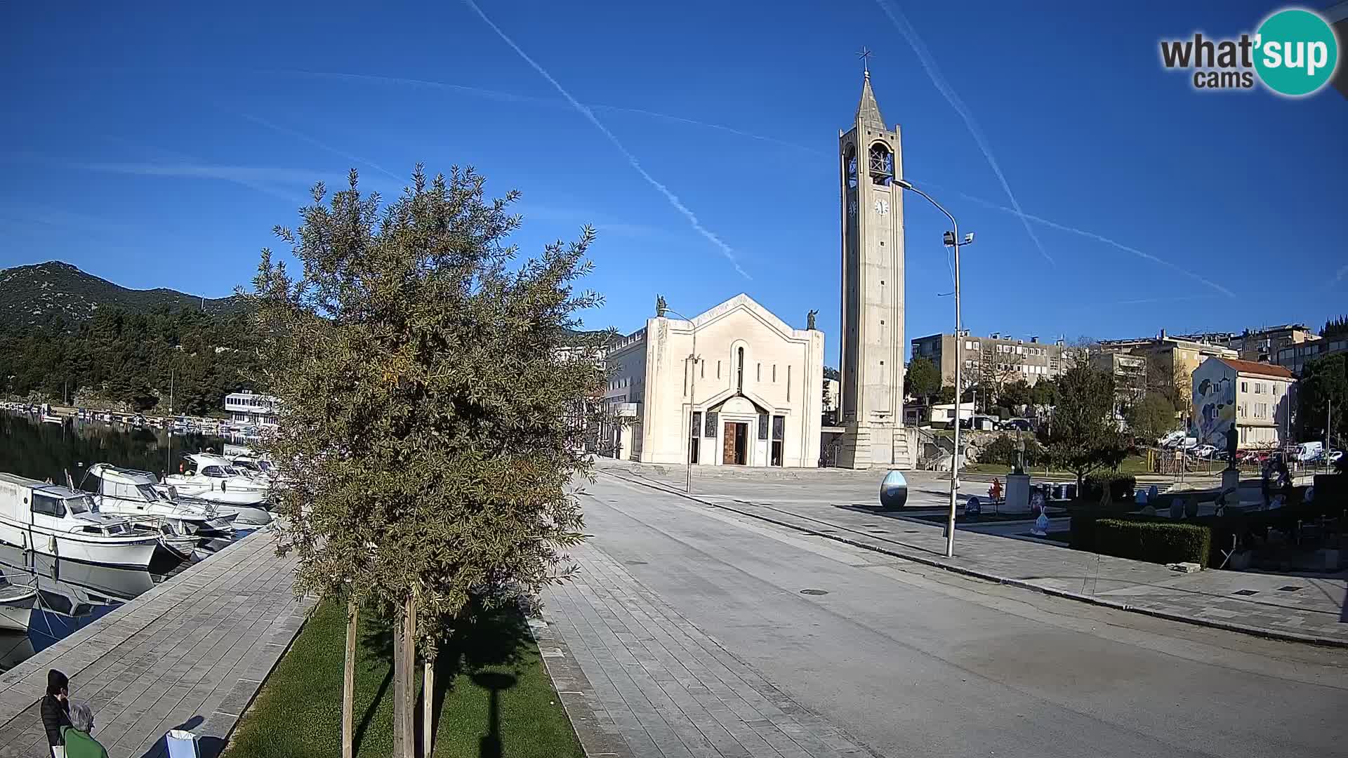 Livecam Ploce | Vues captivantes sur Riva et la cathédrale
