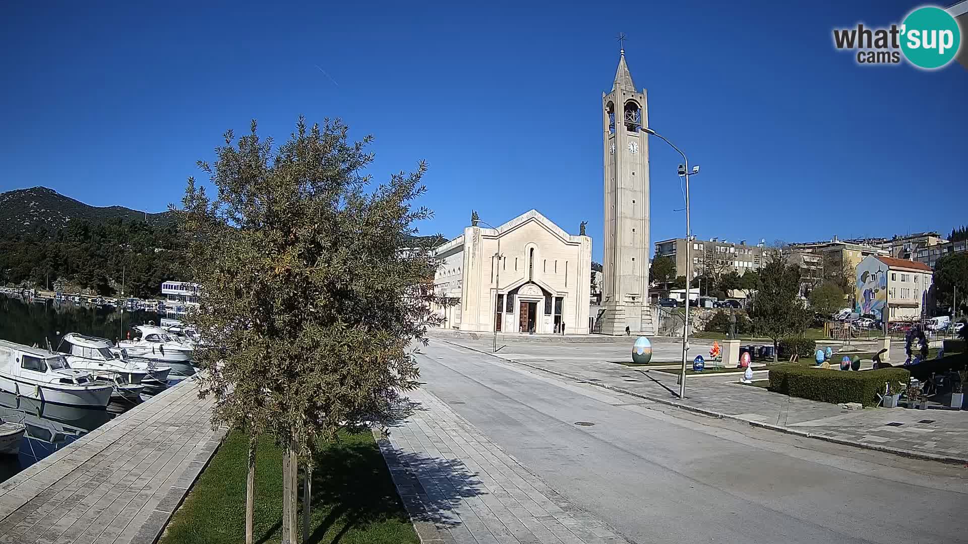 Livecam Ploce | Vues captivantes sur Riva et la cathédrale