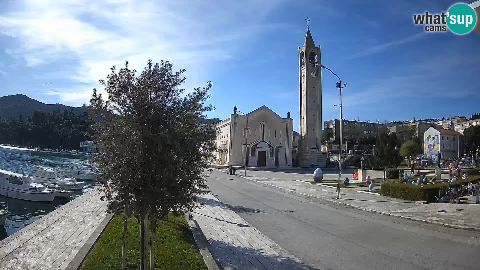 Spletna kamera Ploče | Osupljiv pogled na Rivo in katedralo