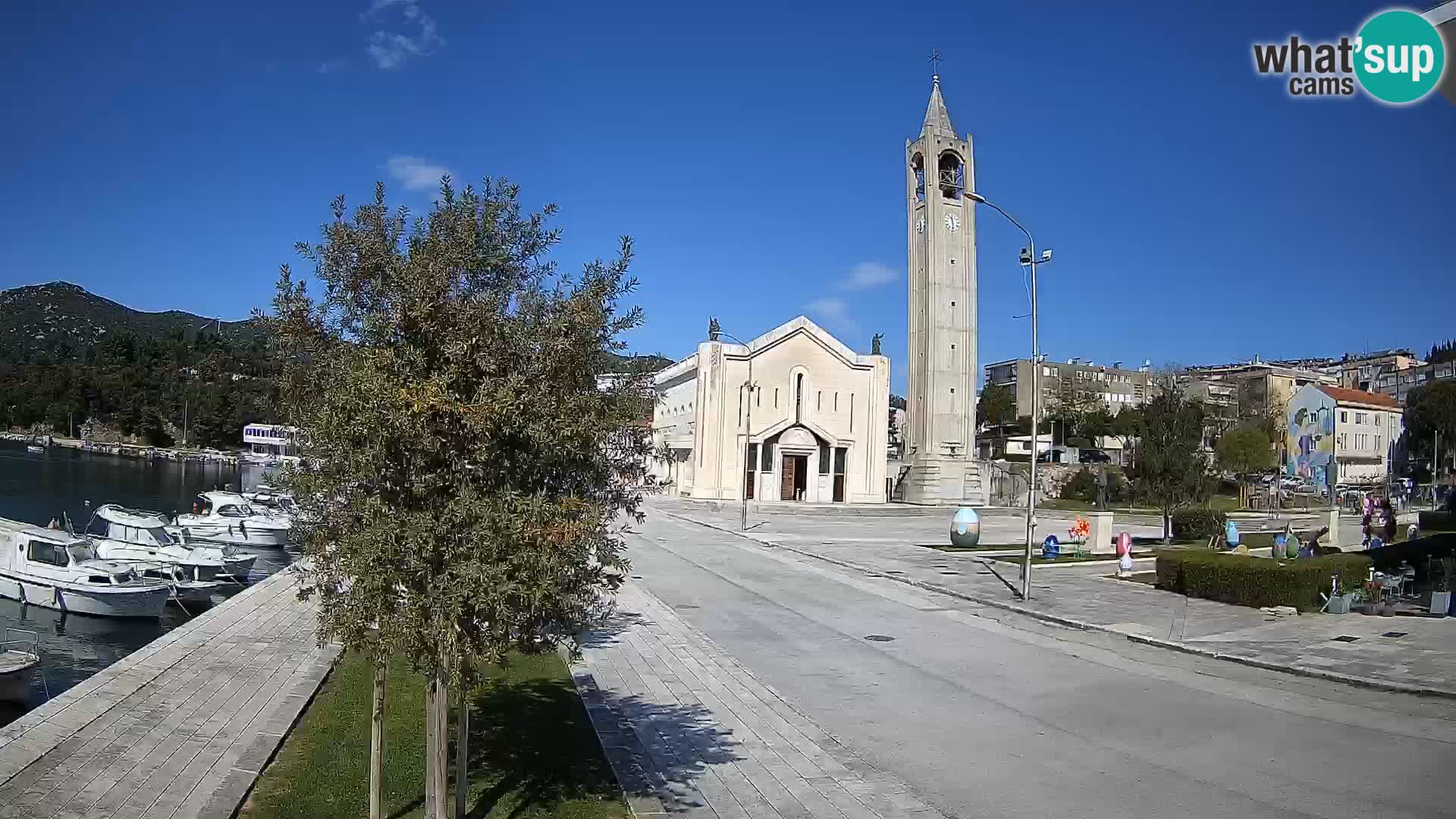Spletna kamera Ploče | Osupljiv pogled na Rivo in katedralo