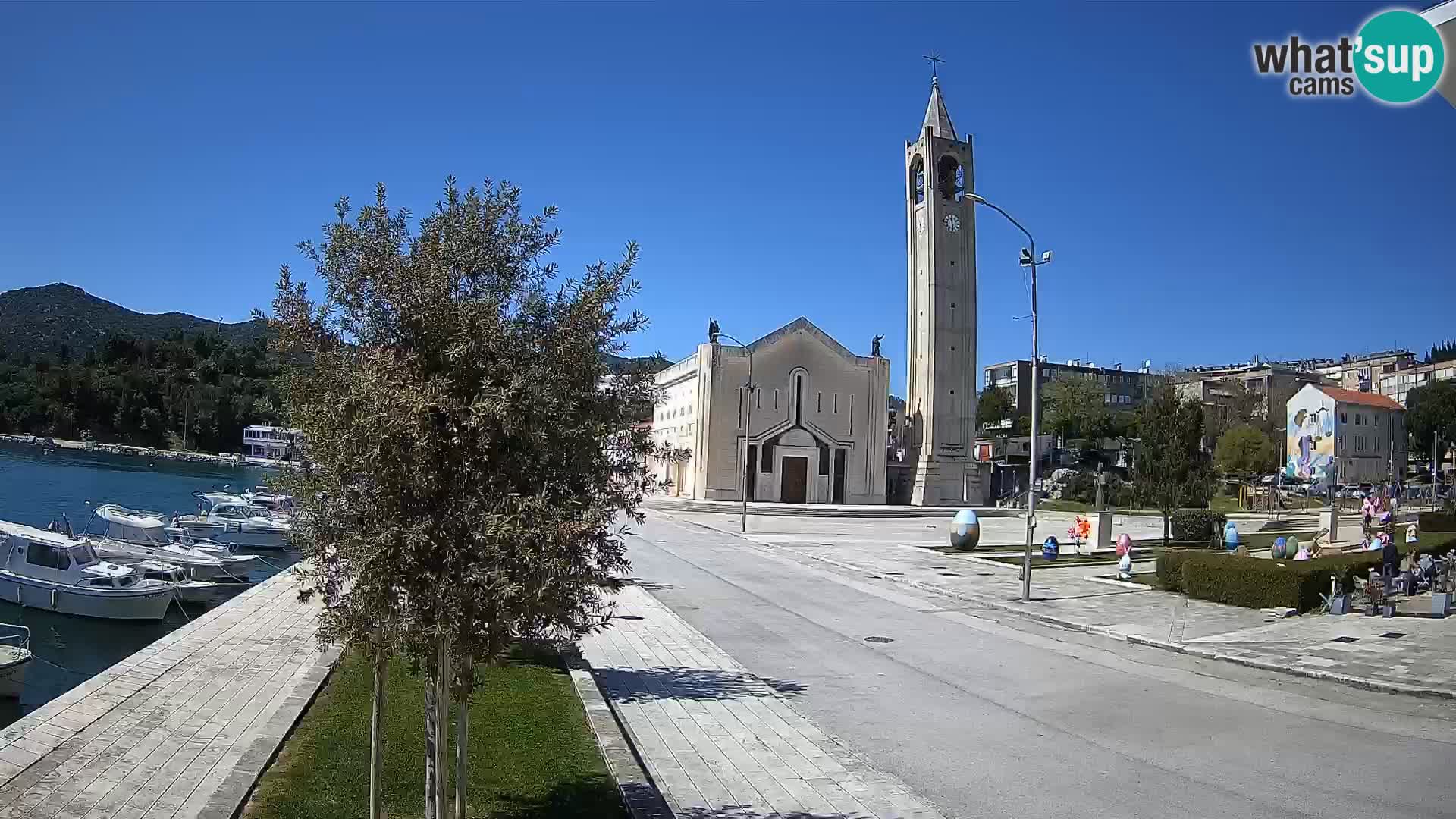 Spletna kamera Ploče | Osupljiv pogled na Rivo in katedralo