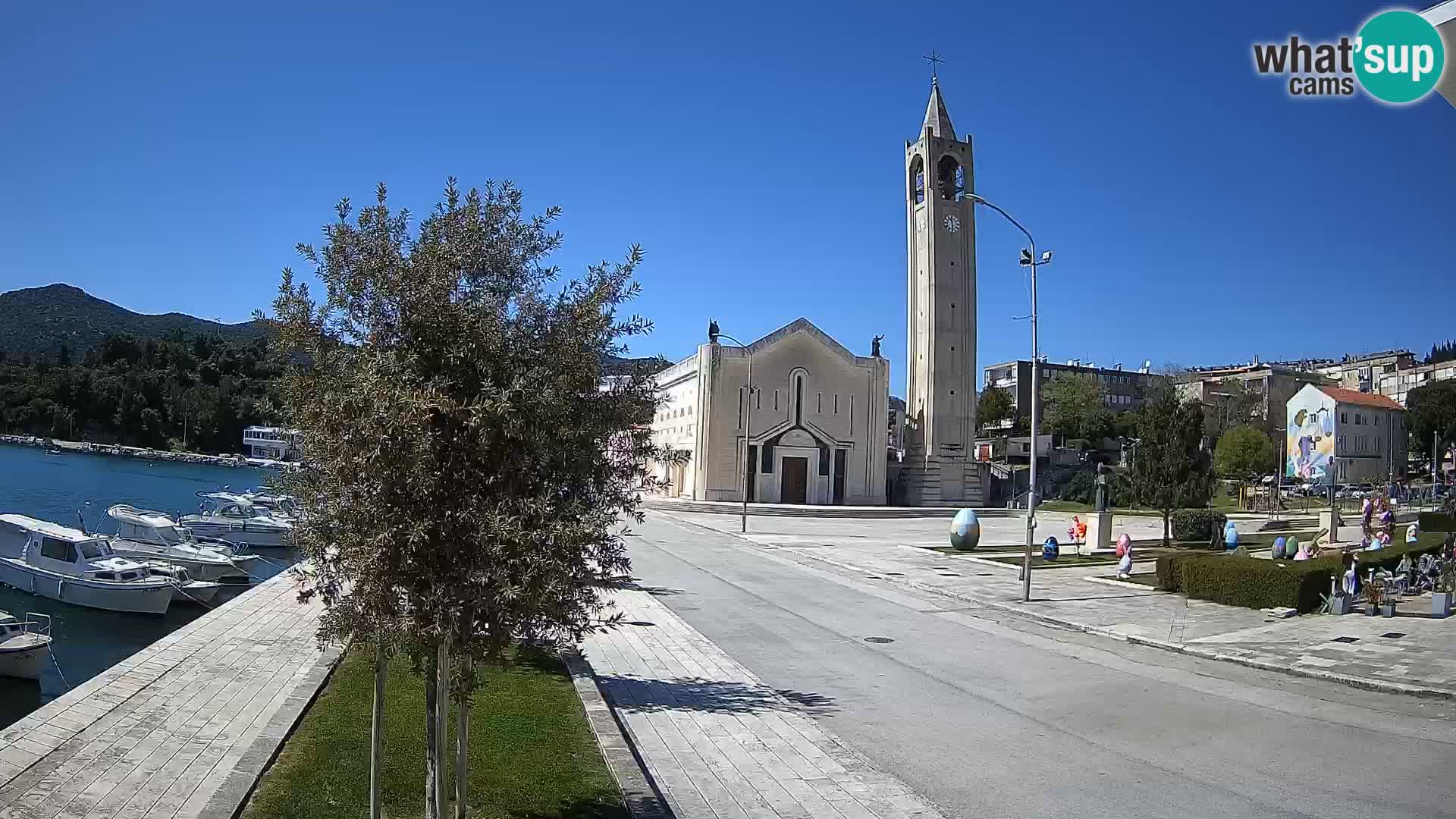 Livecam Ploce | Vues captivantes sur Riva et la cathédrale