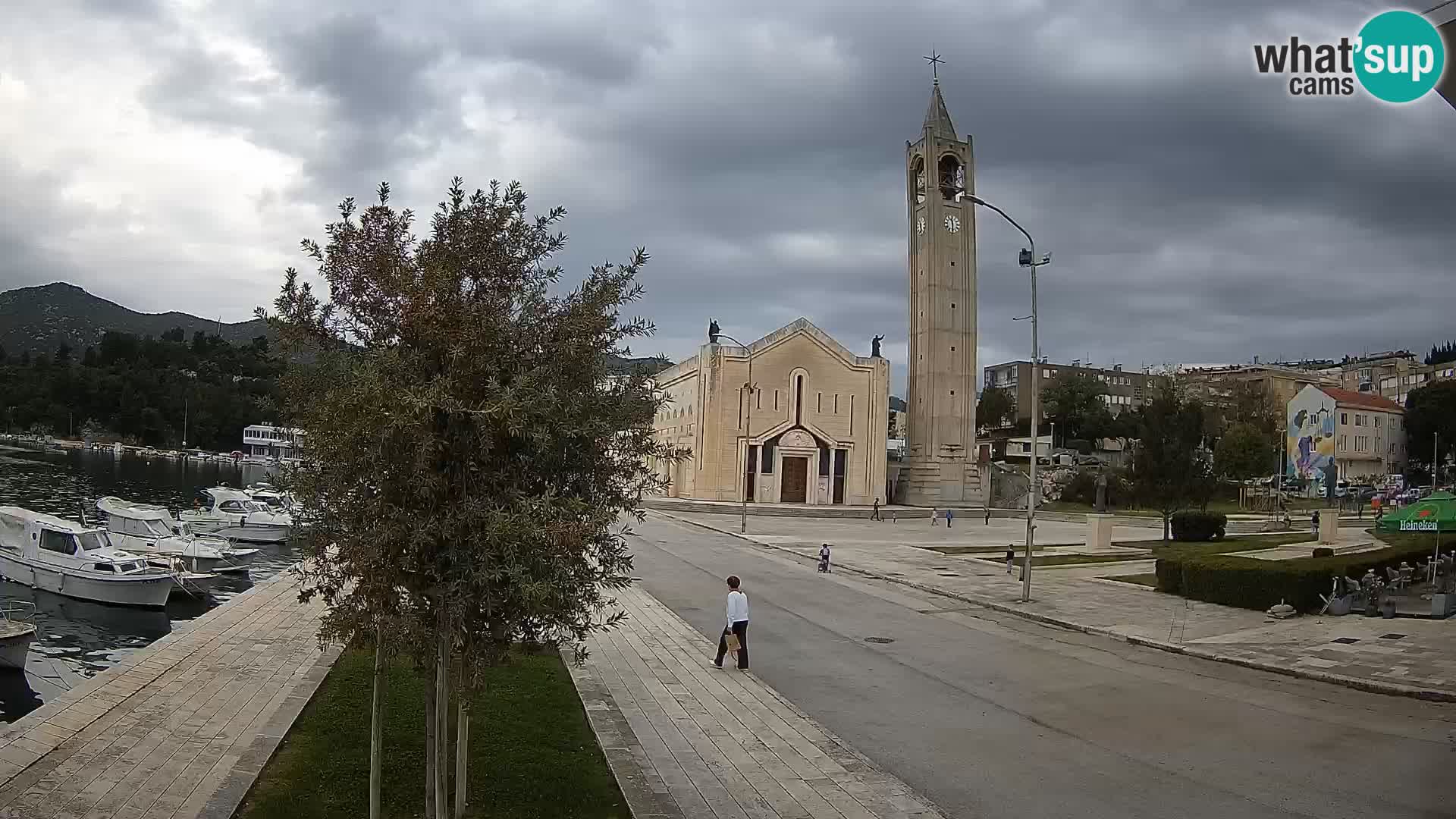 Livecam Ploce | Vues captivantes sur Riva et la cathédrale