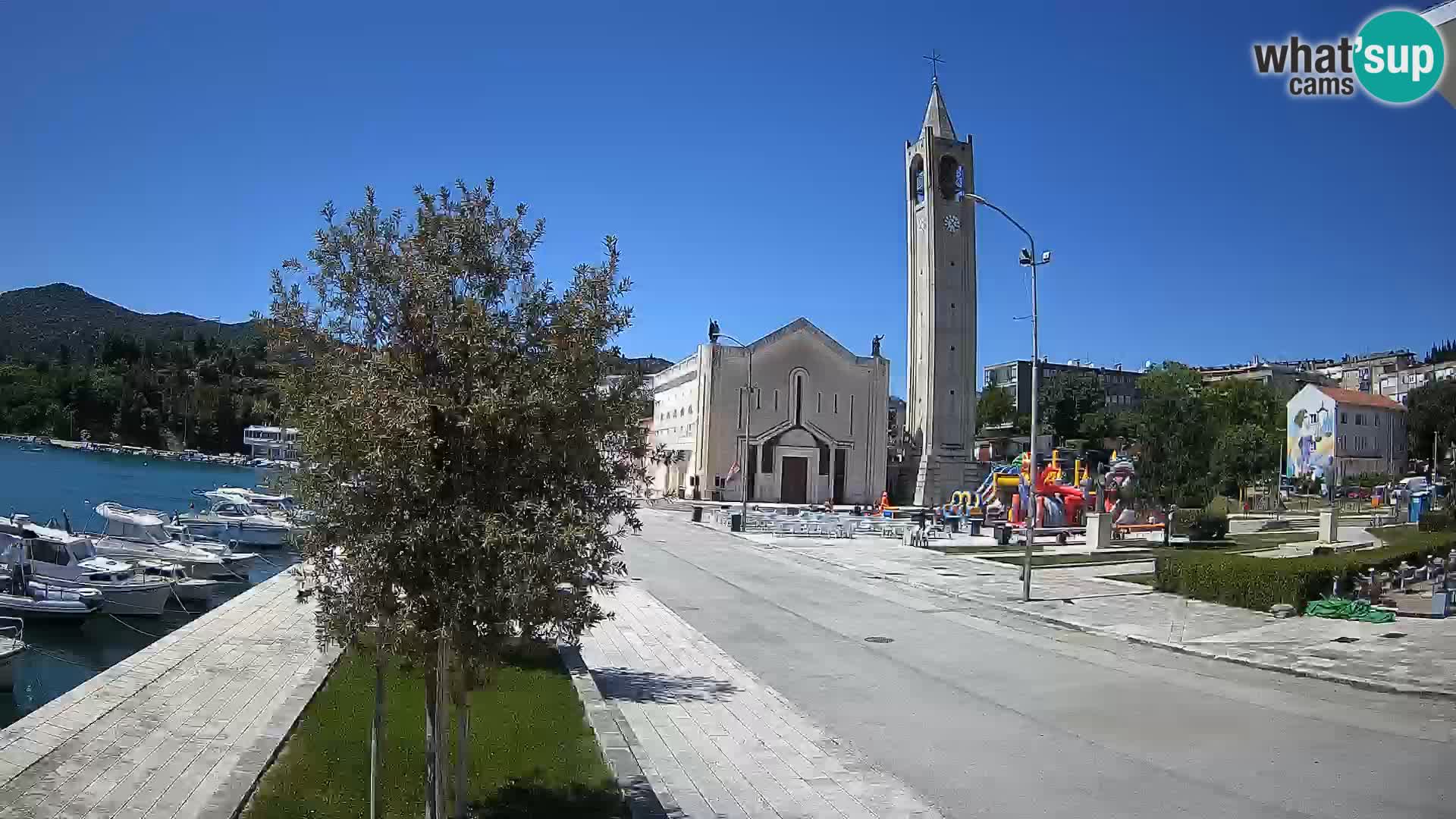 Spletna kamera Ploče | Osupljiv pogled na Rivo in katedralo
