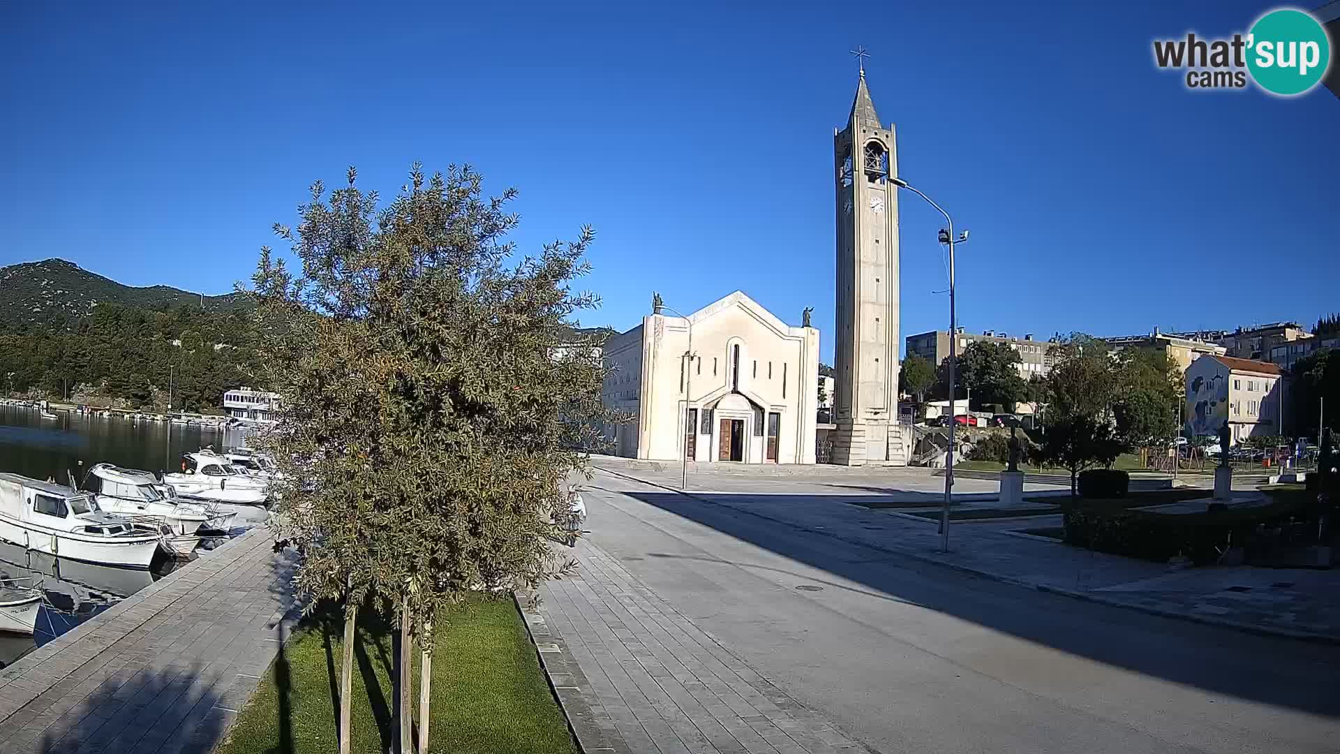Spletna kamera Ploče | Osupljiv pogled na Rivo in katedralo