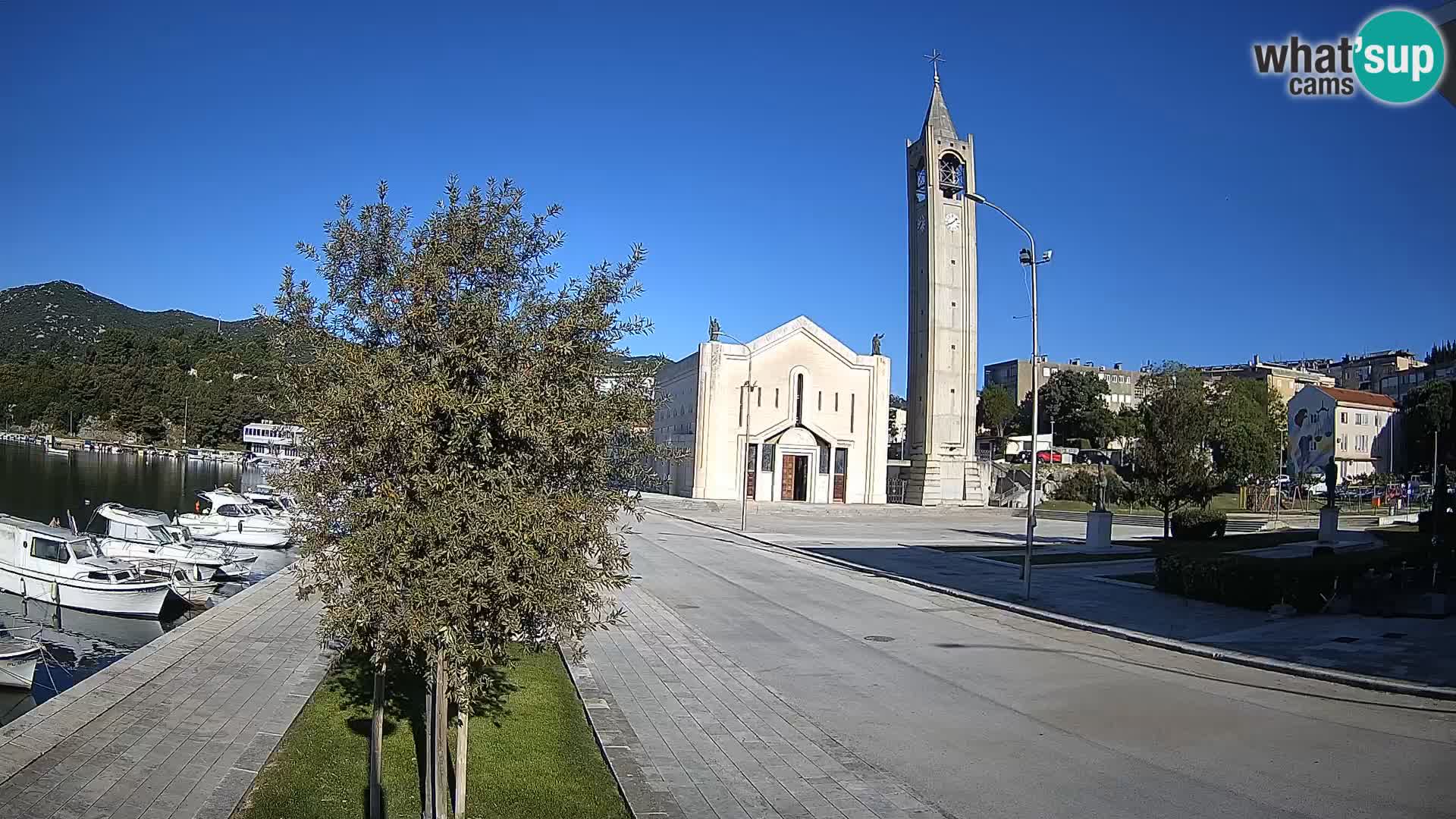 Spletna kamera Ploče | Osupljiv pogled na Rivo in katedralo