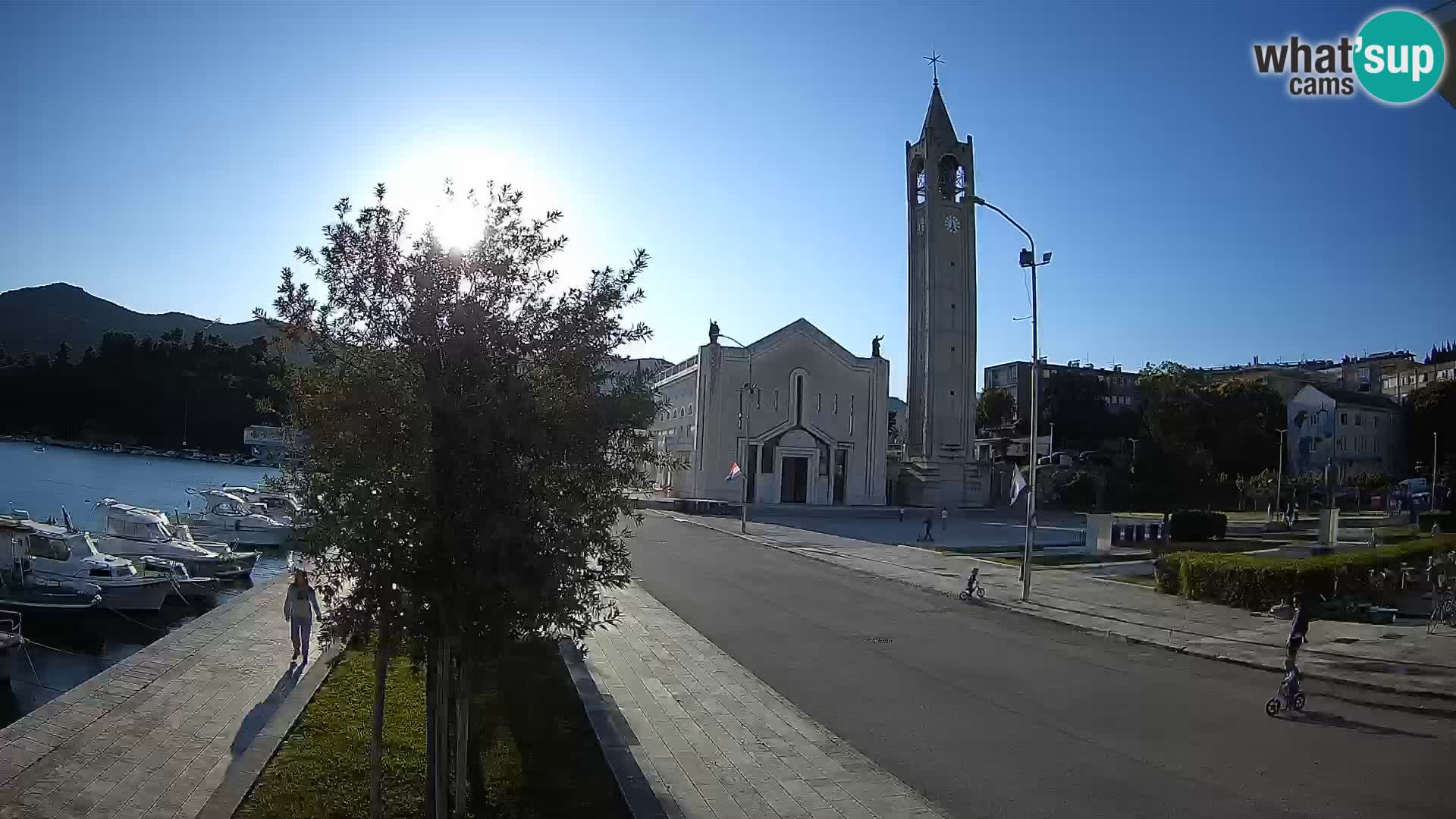 Webcam Ploče | Fesselnde Ausblicke auf Riva und die Kathedrale