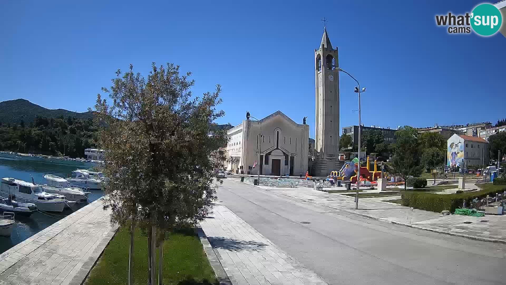 Livecam Ploce | Vues captivantes sur Riva et la cathédrale