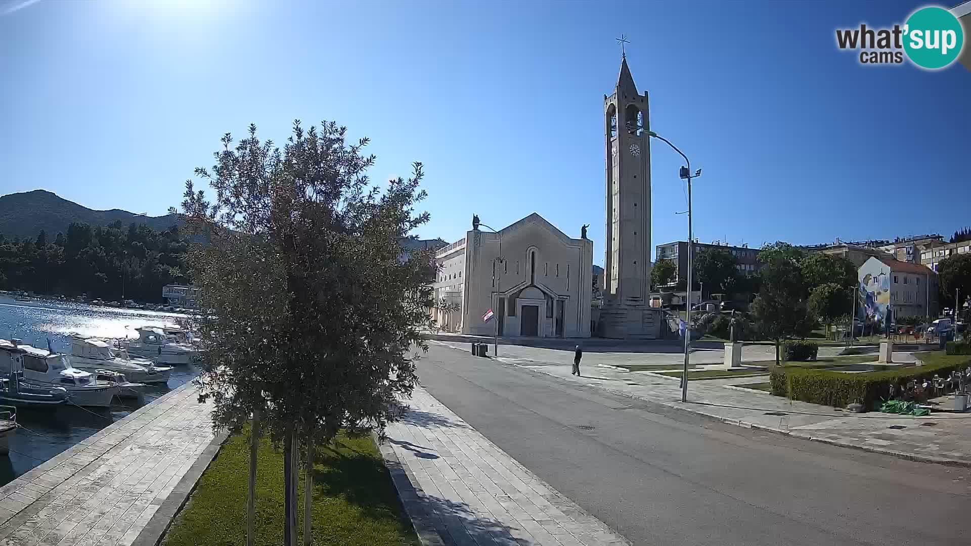 Livecam Ploce | Vues captivantes sur Riva et la cathédrale