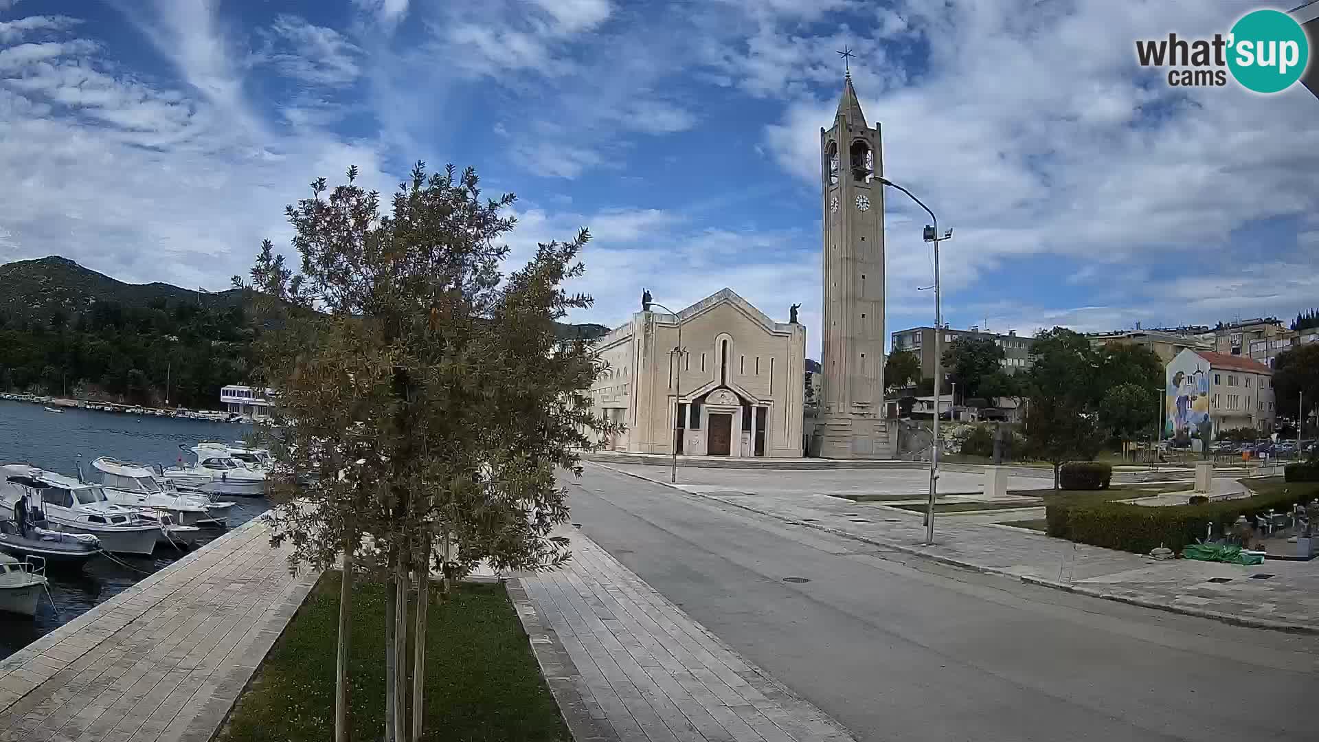 Spletna kamera Ploče | Osupljiv pogled na Rivo in katedralo