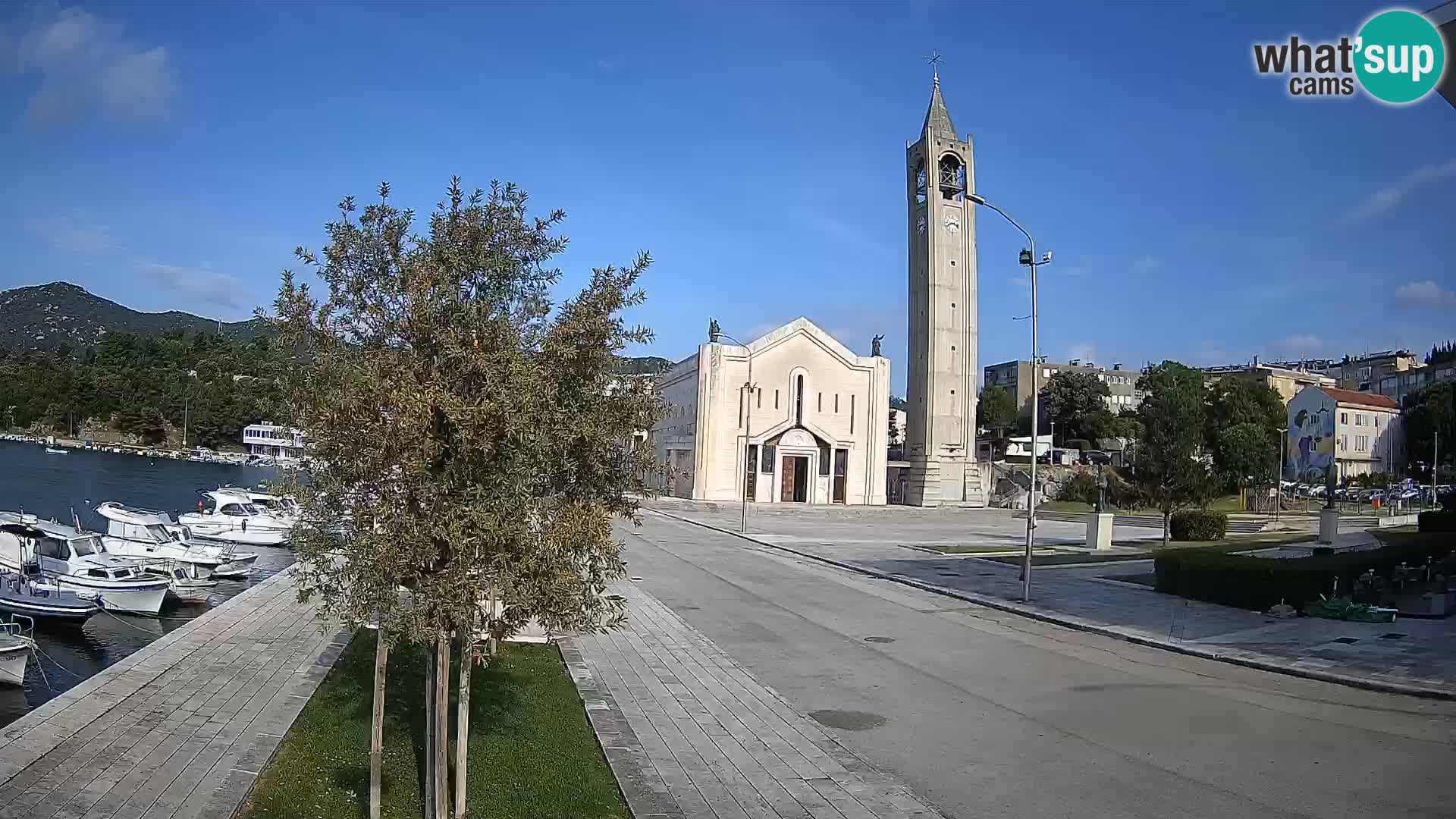 Livecam Ploce | Vues captivantes sur Riva et la cathédrale