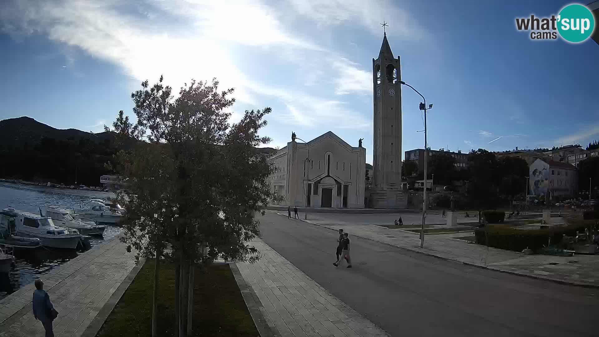 Spletna kamera Ploče | Osupljiv pogled na Rivo in katedralo
