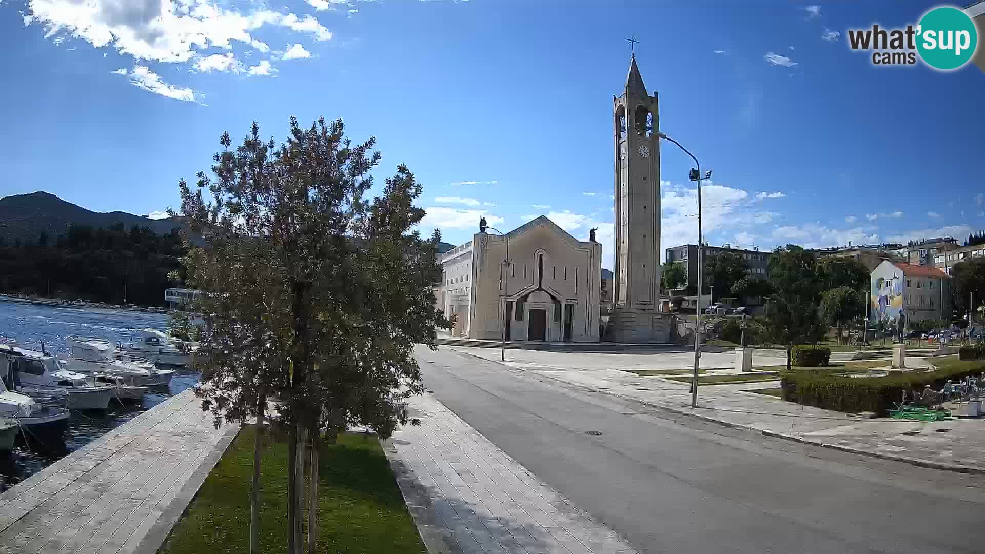 Spletna kamera Ploče | Osupljiv pogled na Rivo in katedralo