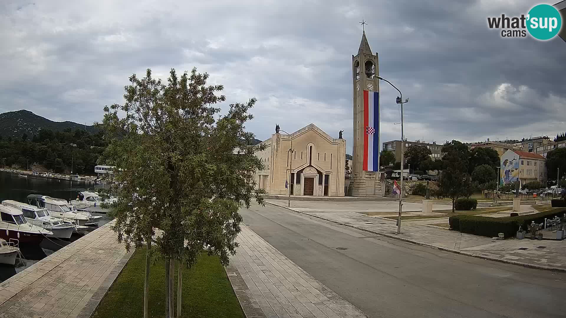 Livecam Ploce | Vues captivantes sur Riva et la cathédrale