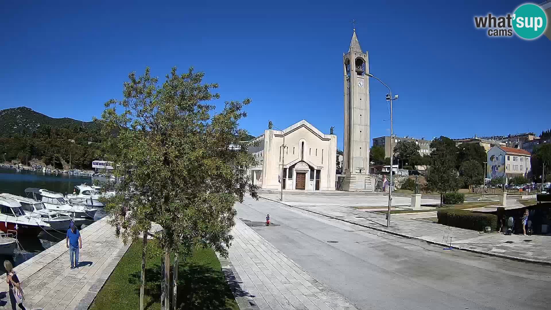 Spletna kamera Ploče | Osupljiv pogled na Rivo in katedralo