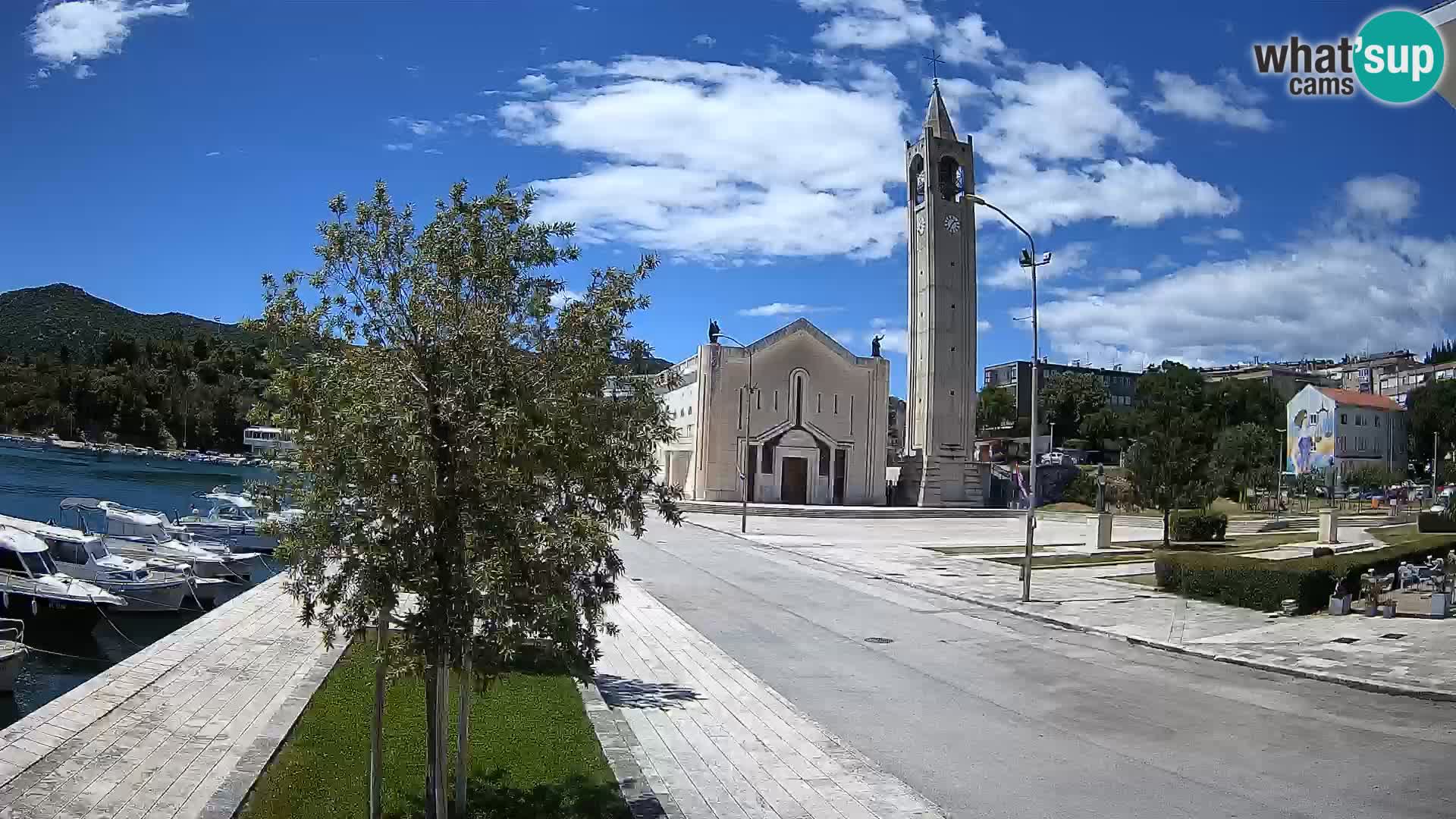 Spletna kamera Ploče | Osupljiv pogled na Rivo in katedralo