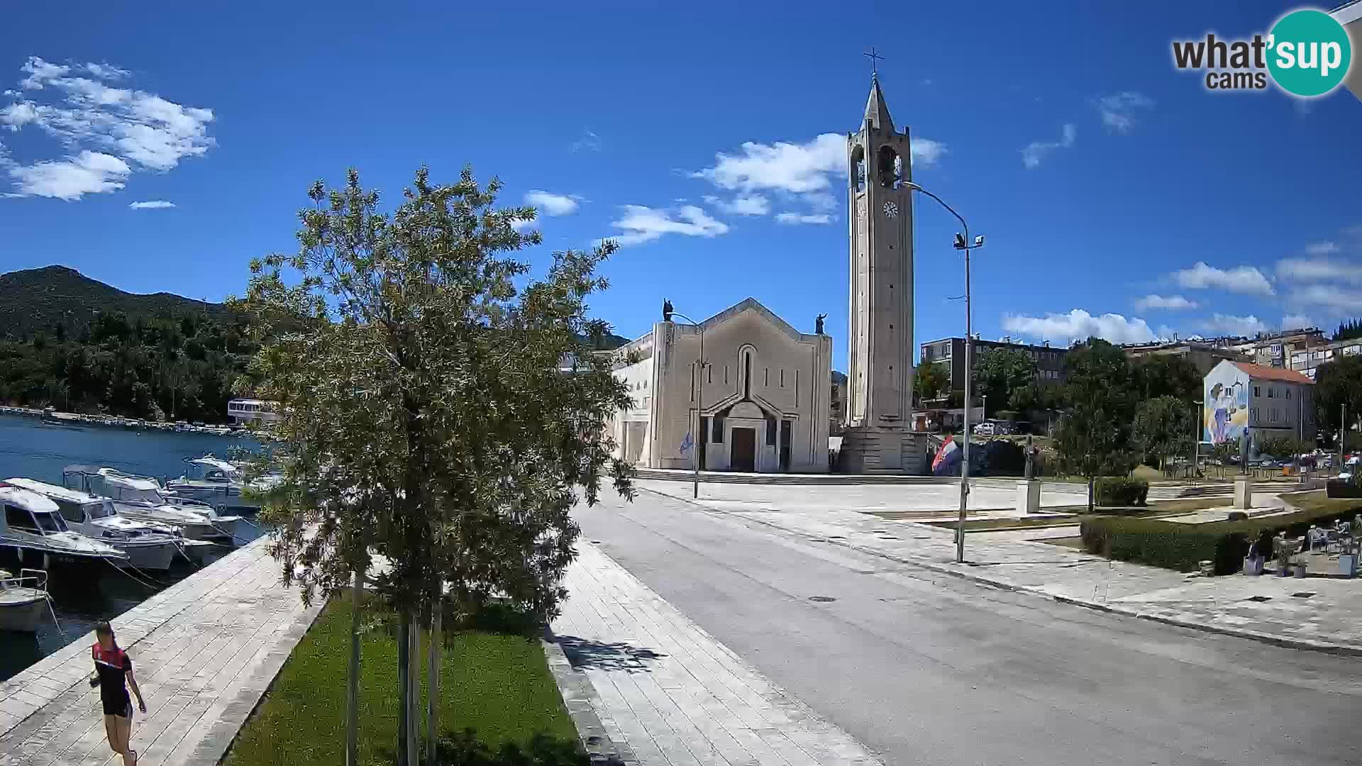 Spletna kamera Ploče | Osupljiv pogled na Rivo in katedralo