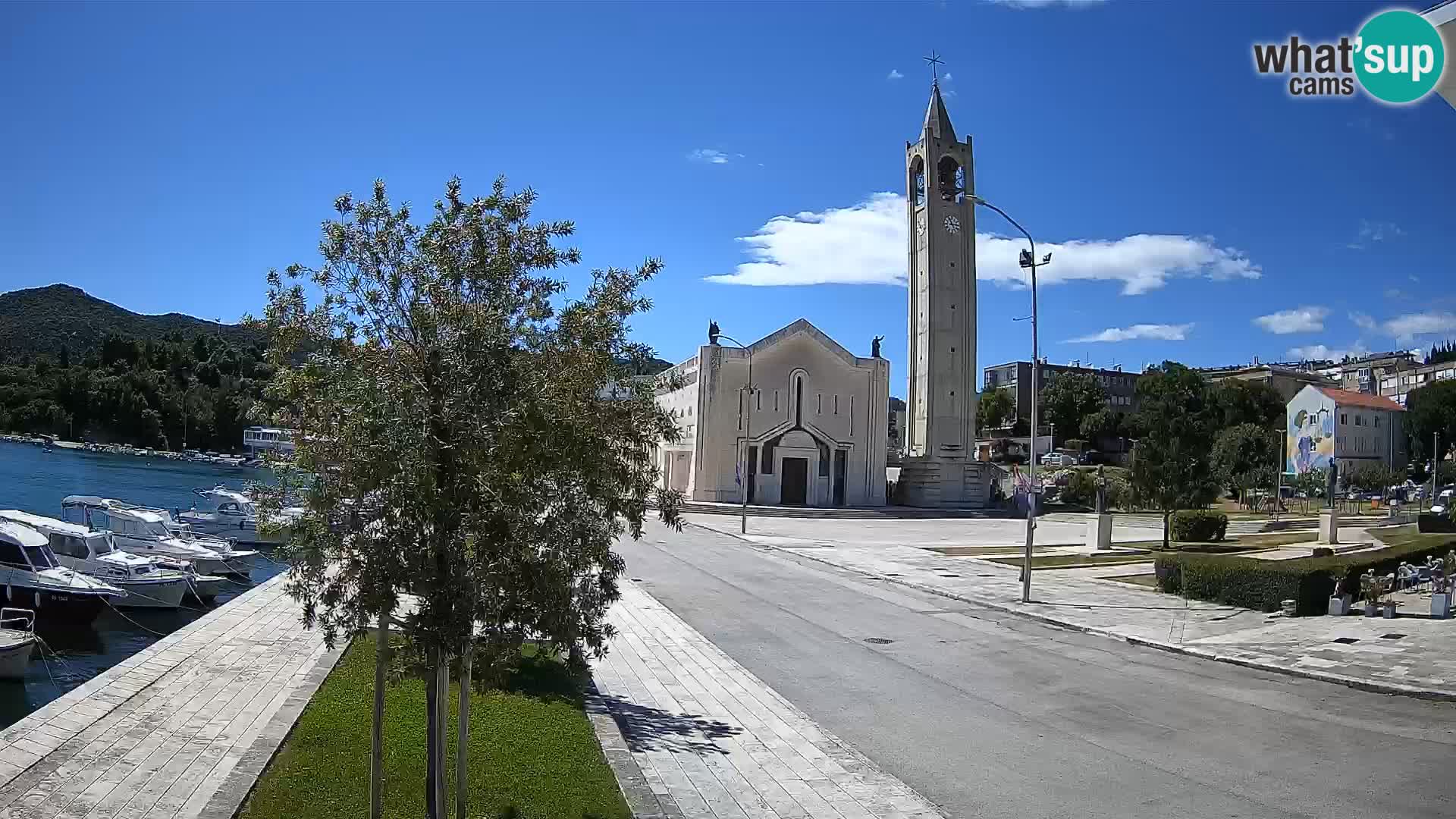 Spletna kamera Ploče | Osupljiv pogled na Rivo in katedralo