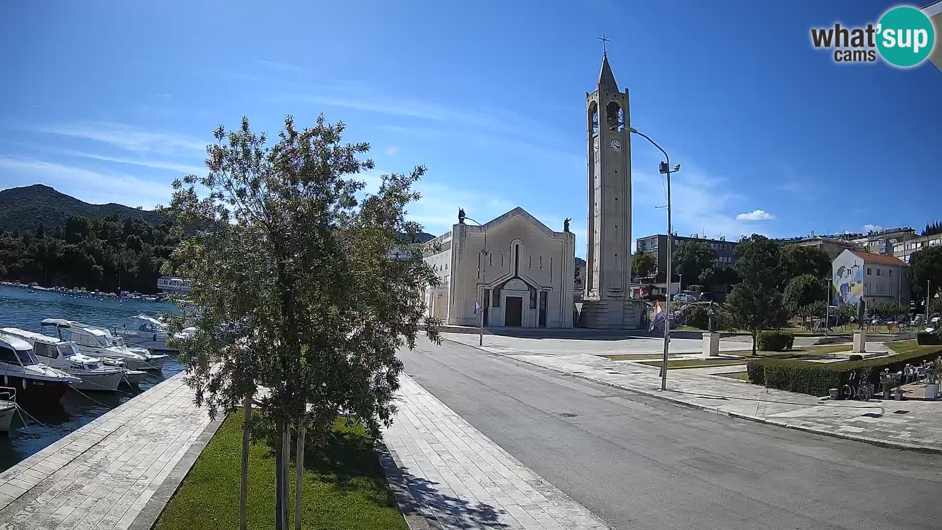 Livecam Ploce | Vues captivantes sur Riva et la cathédrale