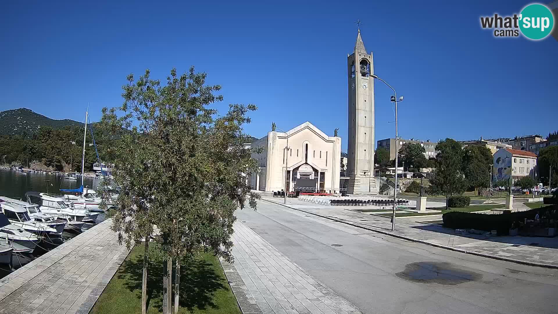 Spletna kamera Ploče | Osupljiv pogled na Rivo in katedralo