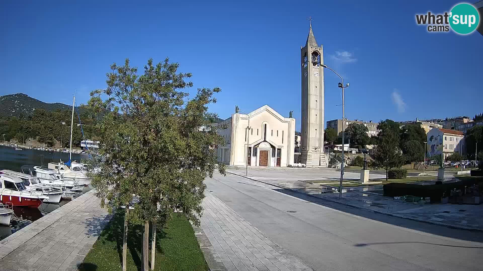 Spletna kamera Ploče | Osupljiv pogled na Rivo in katedralo