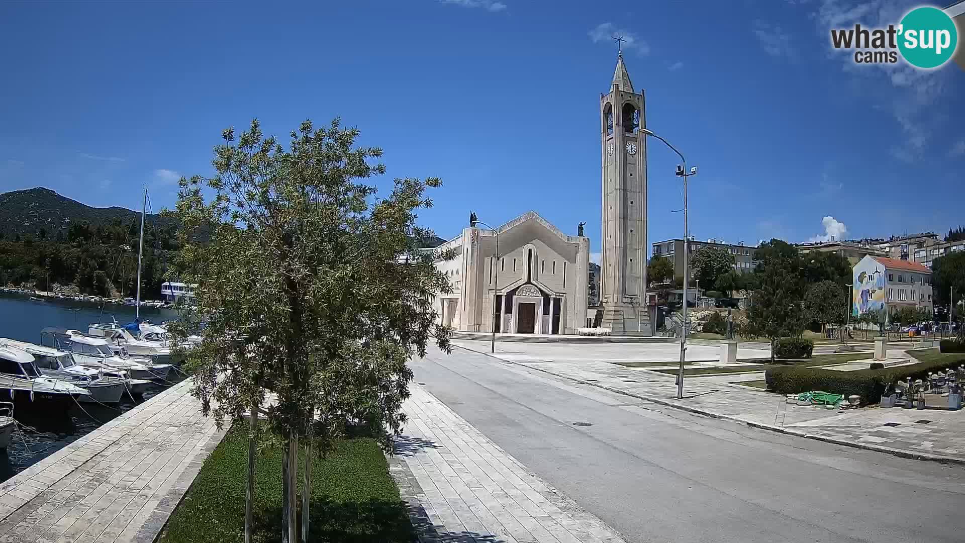 Spletna kamera Ploče | Osupljiv pogled na Rivo in katedralo