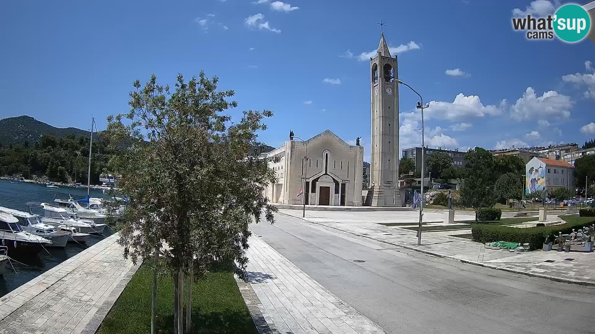 Livecam Ploce | Vues captivantes sur Riva et la cathédrale