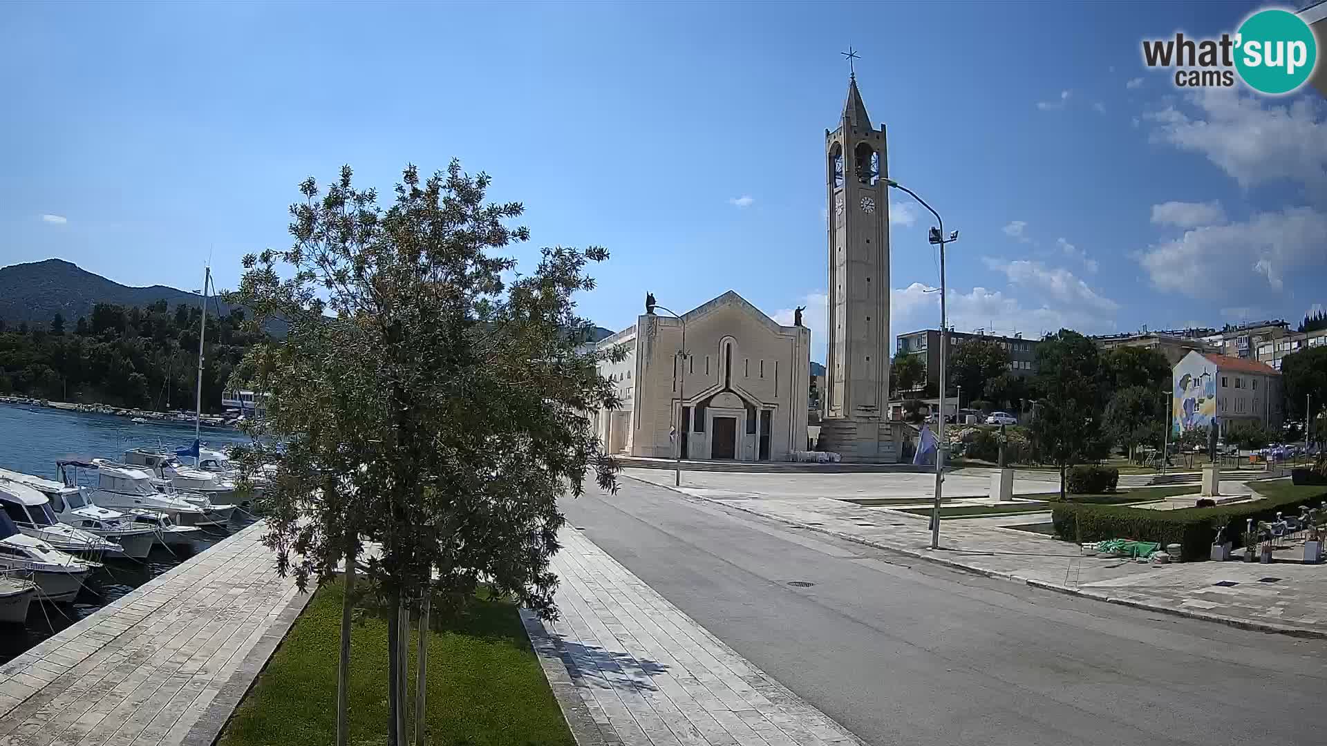 Livecam Ploce | Vues captivantes sur Riva et la cathédrale