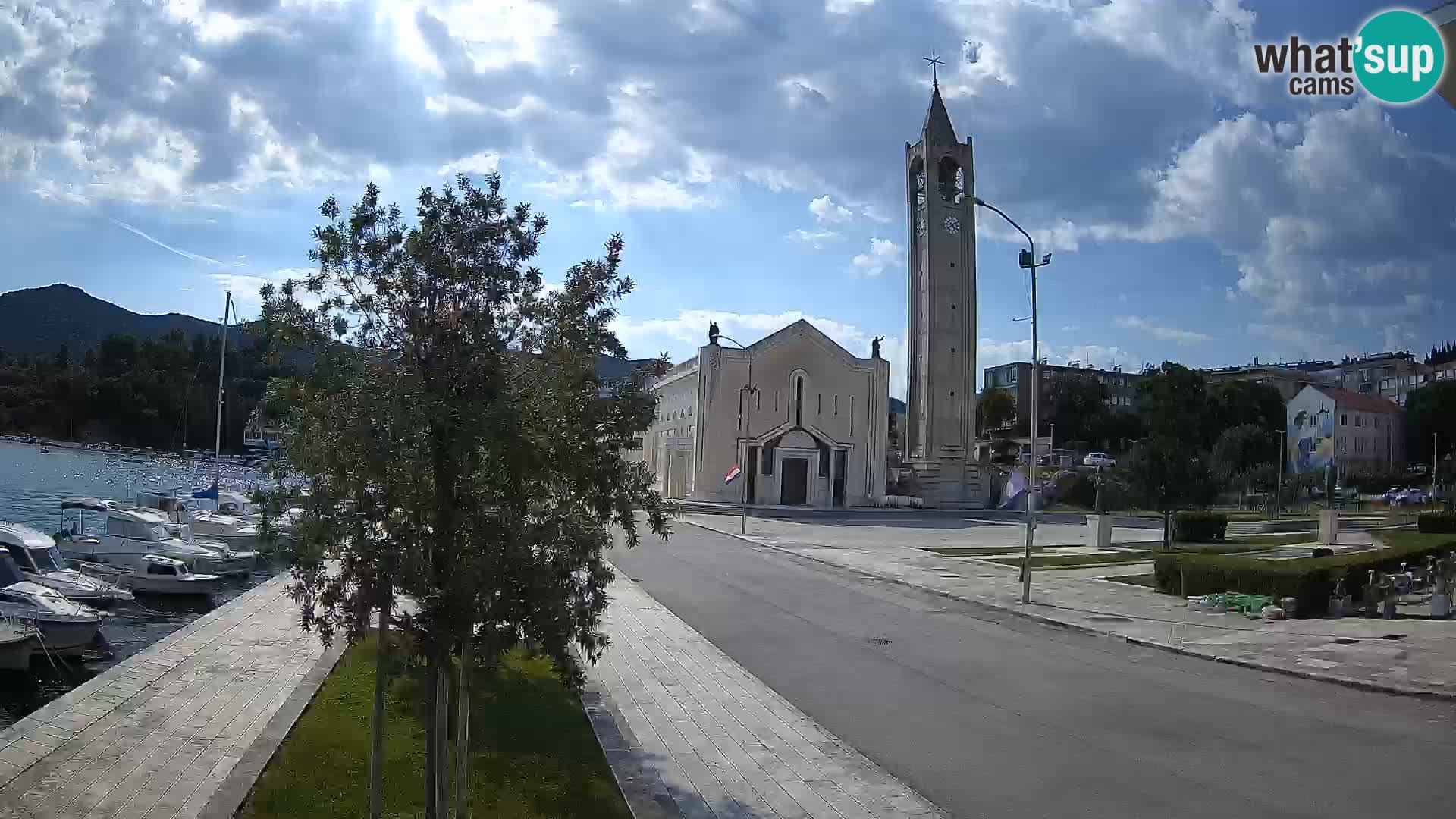 Livecam Ploce | Vues captivantes sur Riva et la cathédrale