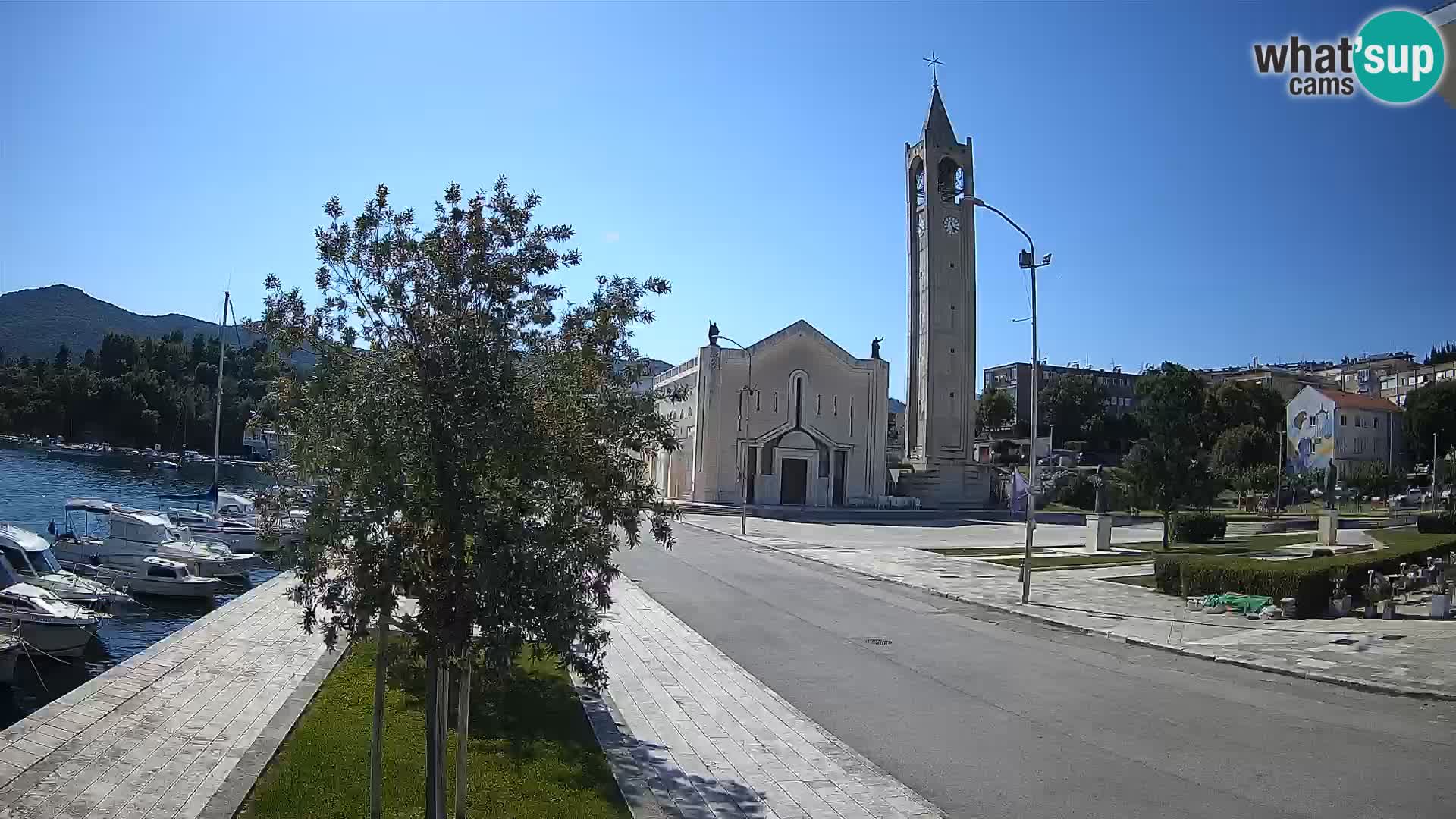 Spletna kamera Ploče | Osupljiv pogled na Rivo in katedralo