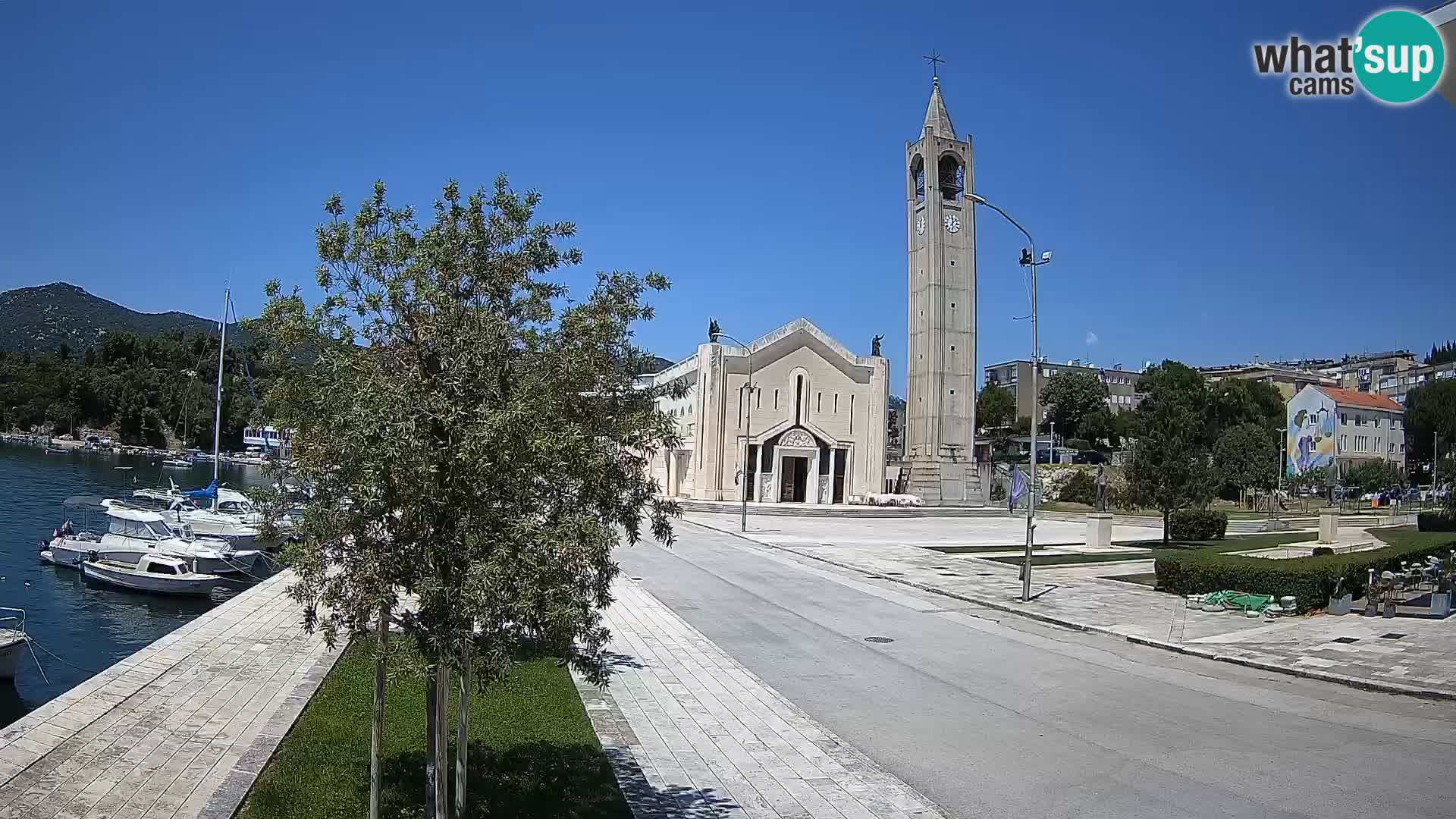 Spletna kamera Ploče | Osupljiv pogled na Rivo in katedralo