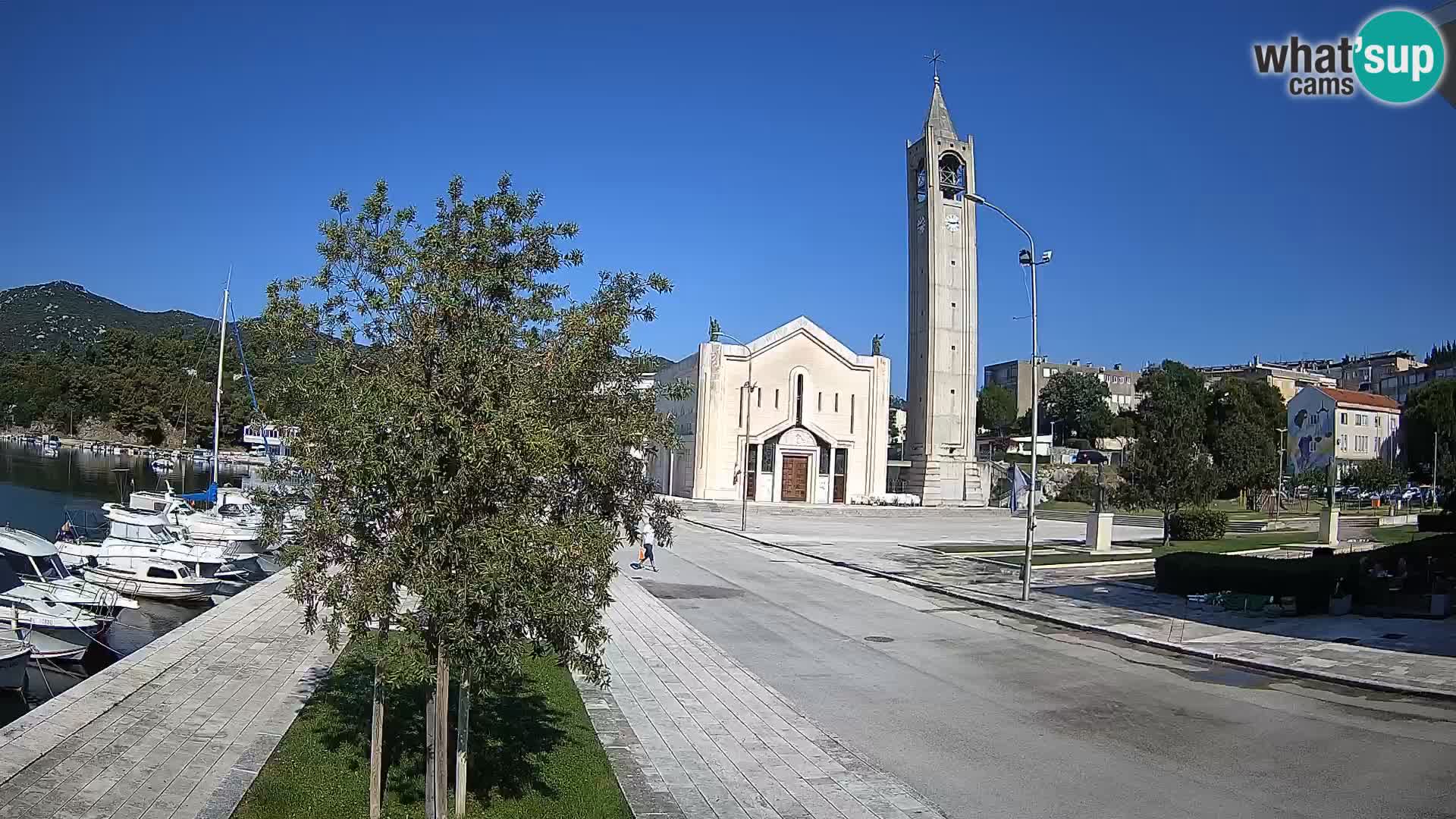 Livecam Ploce | Vues captivantes sur Riva et la cathédrale