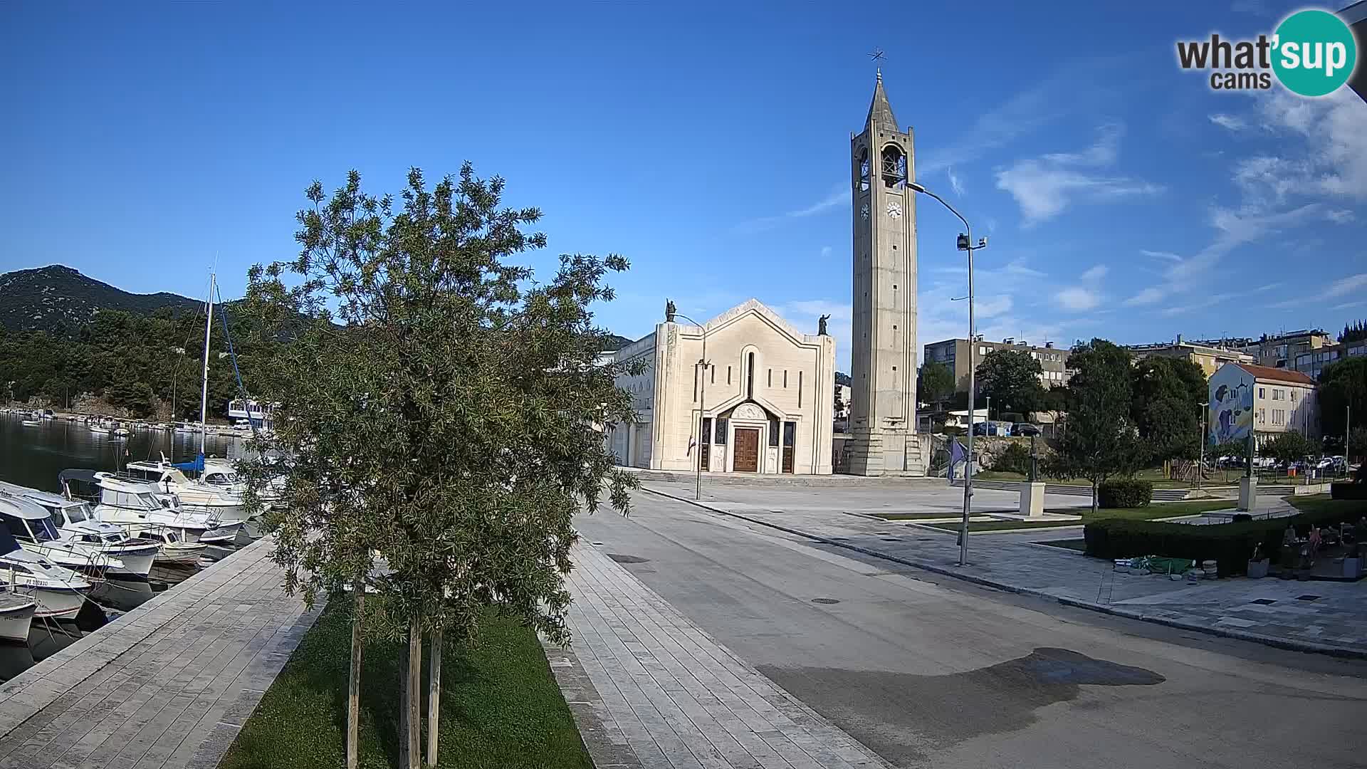 Spletna kamera Ploče | Osupljiv pogled na Rivo in katedralo