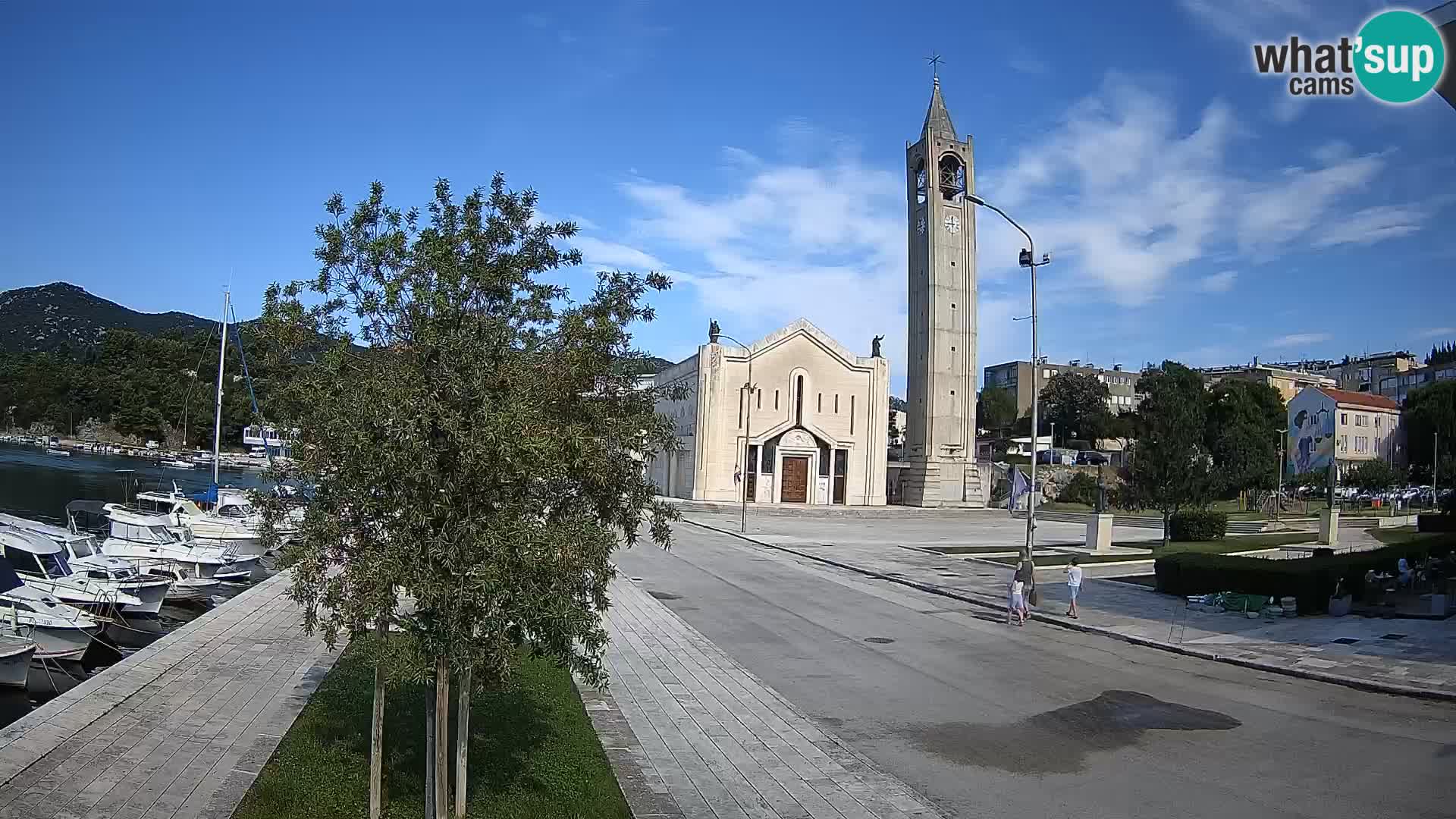Spletna kamera Ploče | Osupljiv pogled na Rivo in katedralo